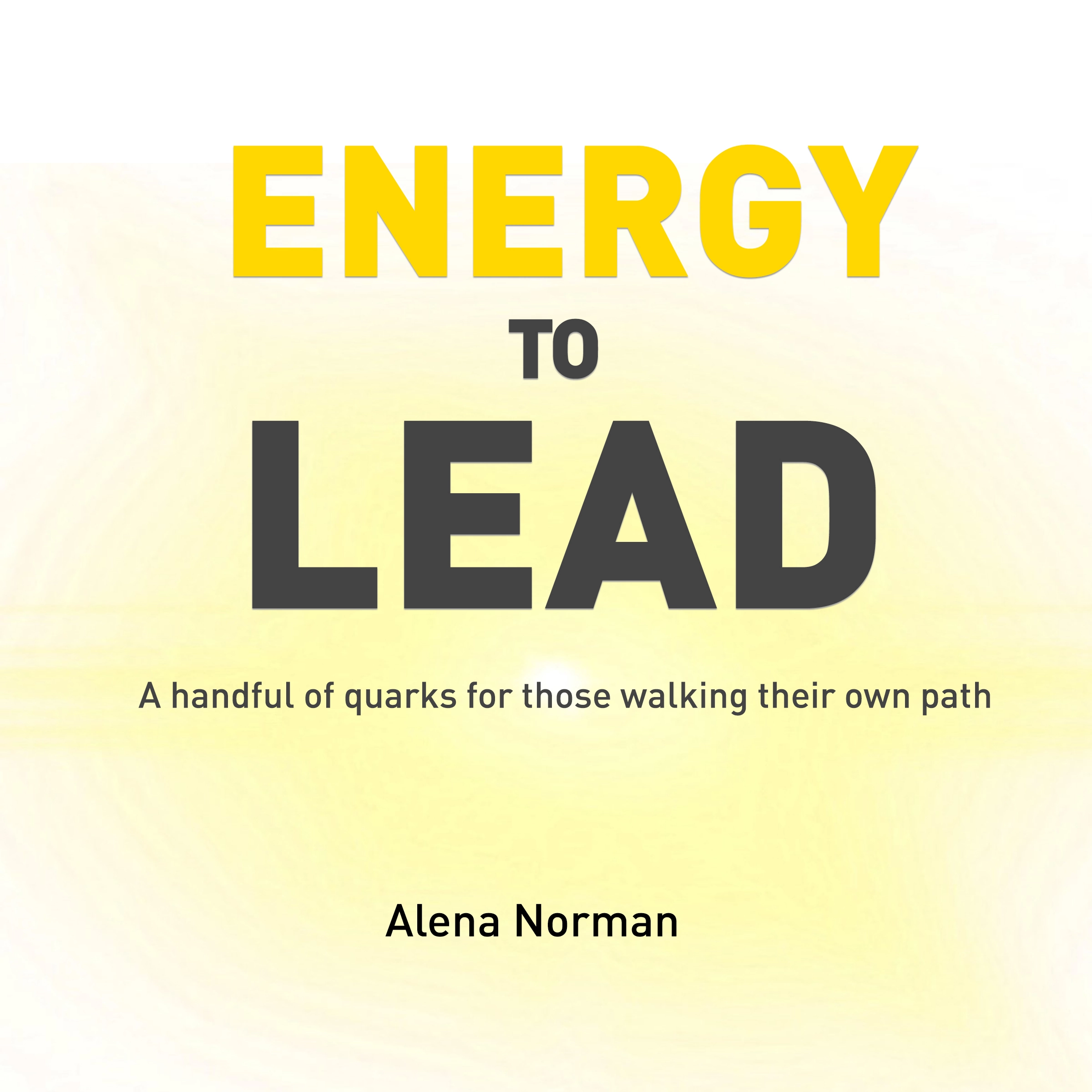 Energy to Lead: A handful of quarks for those walking their own path by Alena Norman Audiobook