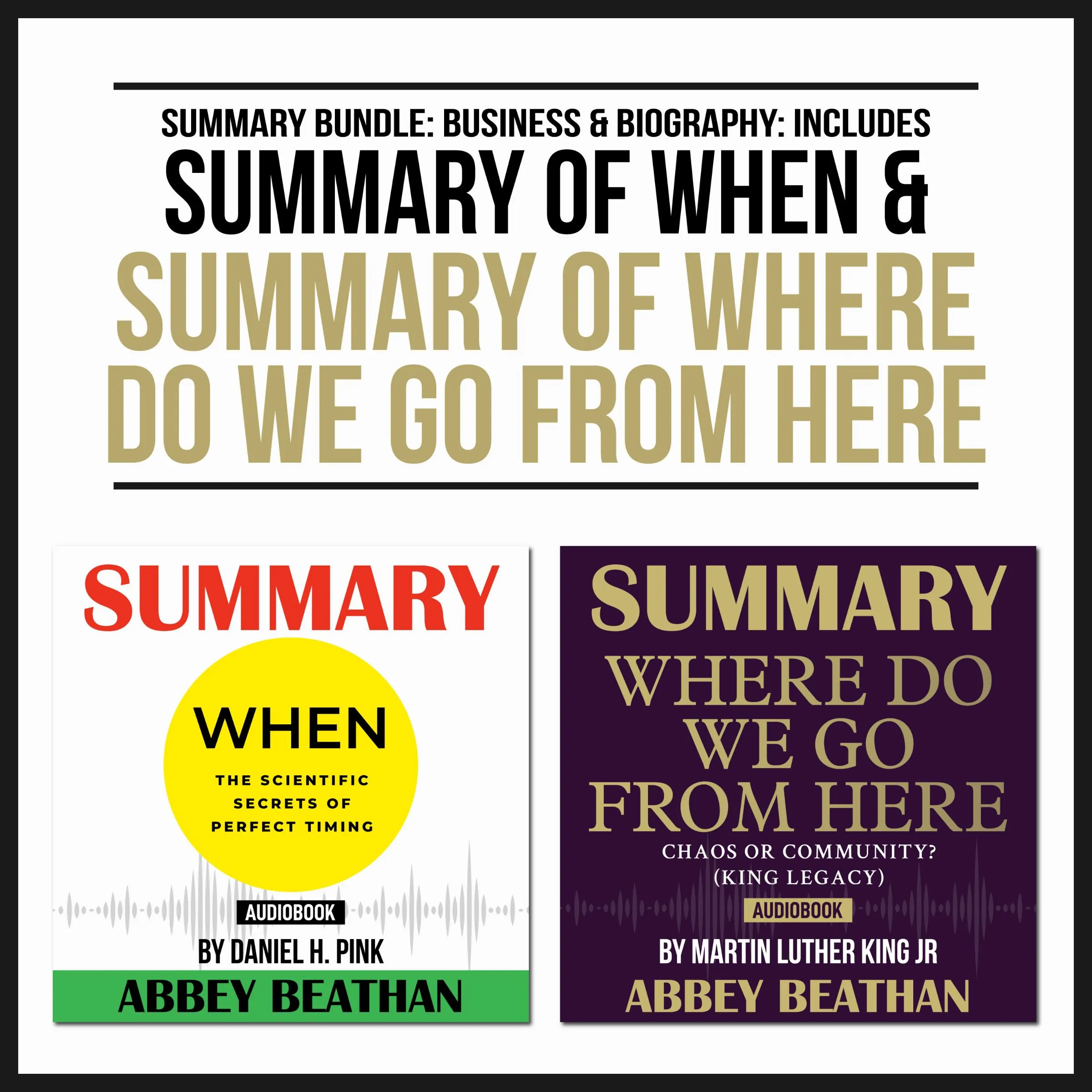 Summary Bundle: Business & Biography: Includes Summary of When & Summary of Where Do We Go from Here by Abbey Beathan