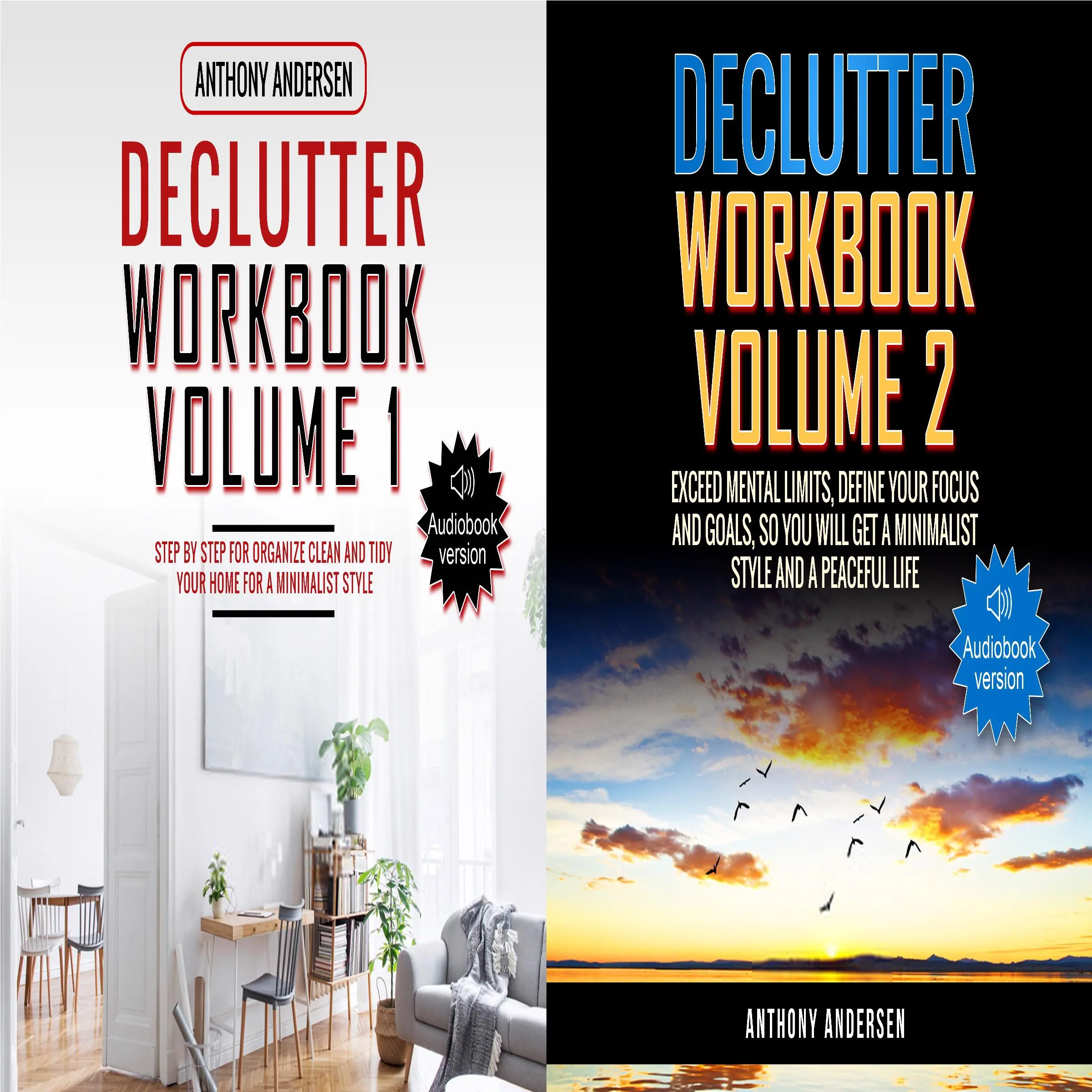 Declutter Workbook 2 ebooks in 1 by Anthony Andersen Audiobook