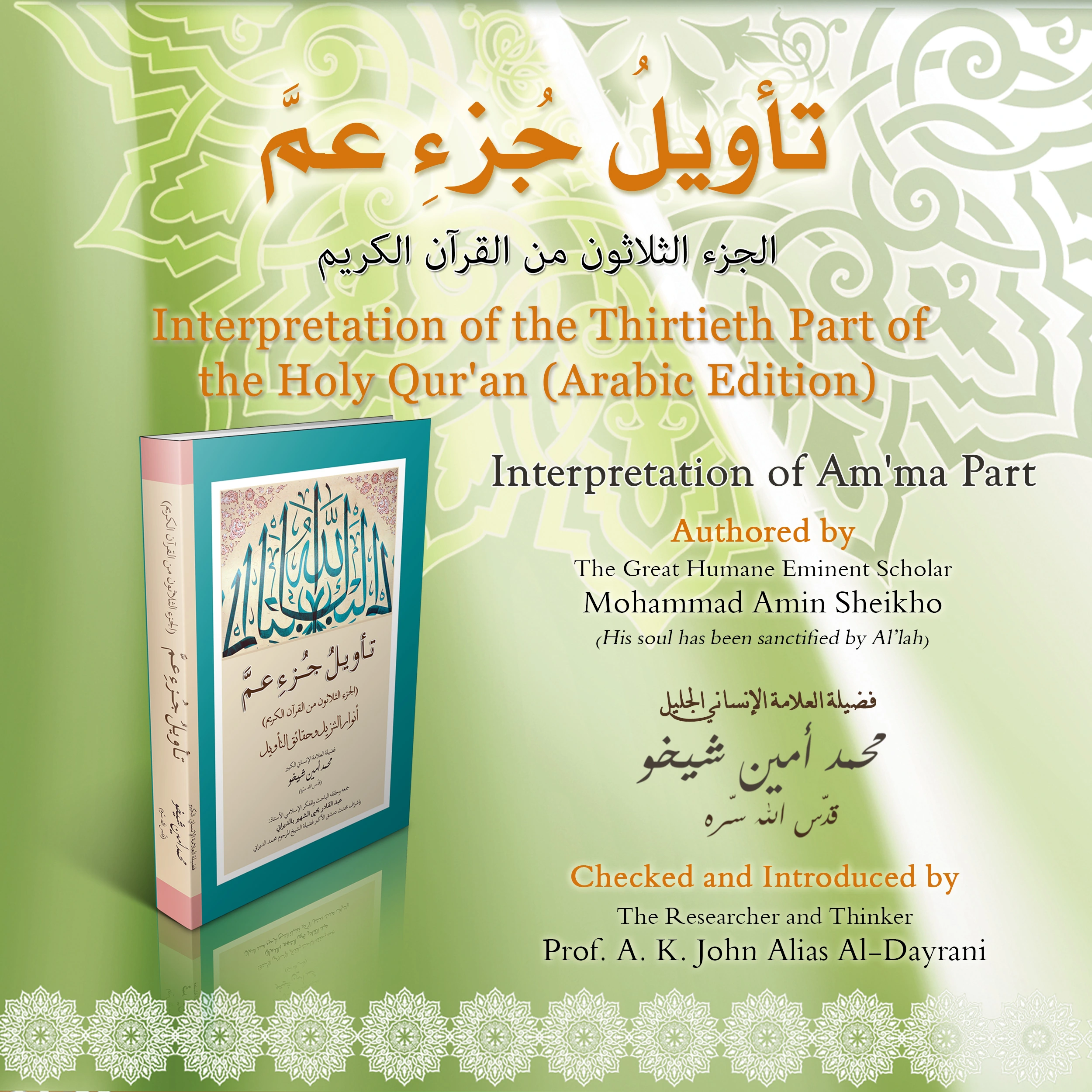 Interpretation of the Thirtieth Part of the Holy Qur'an: Am'ma Part by Mohammad Amin Sheikho Audiobook