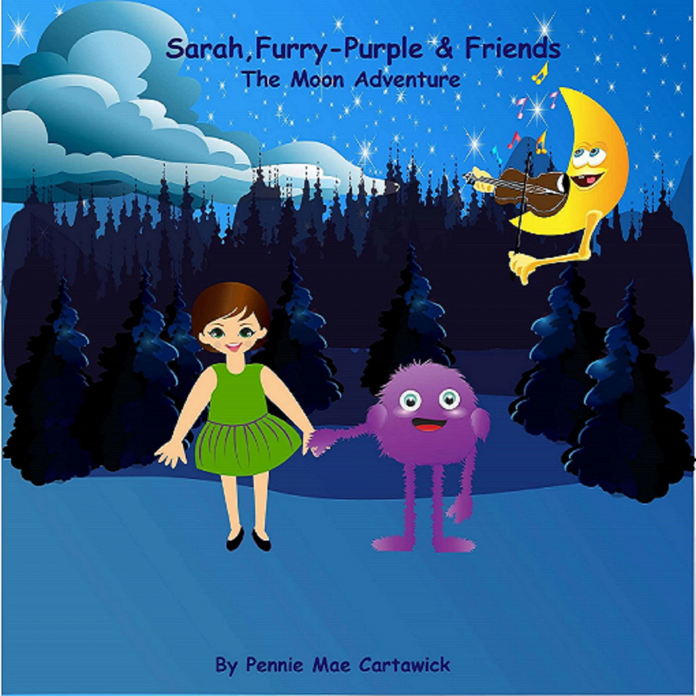 Sarah, Furry-Purple & Friends. The Moon Adventure Audiobook by Pennie Mae Cartawick