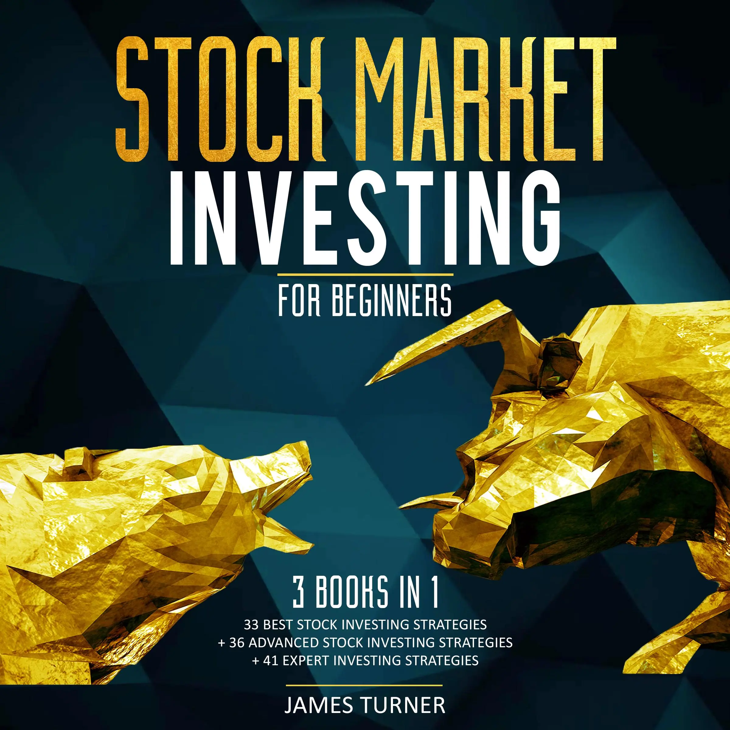 Stock Market Investing for Beginners: 3 Books in 1 33 Best Stock Investing Strategies + 36 Advanced Stock Investing Strategies + 41 Expert Investing Expert Strategies Audiobook by James Turner