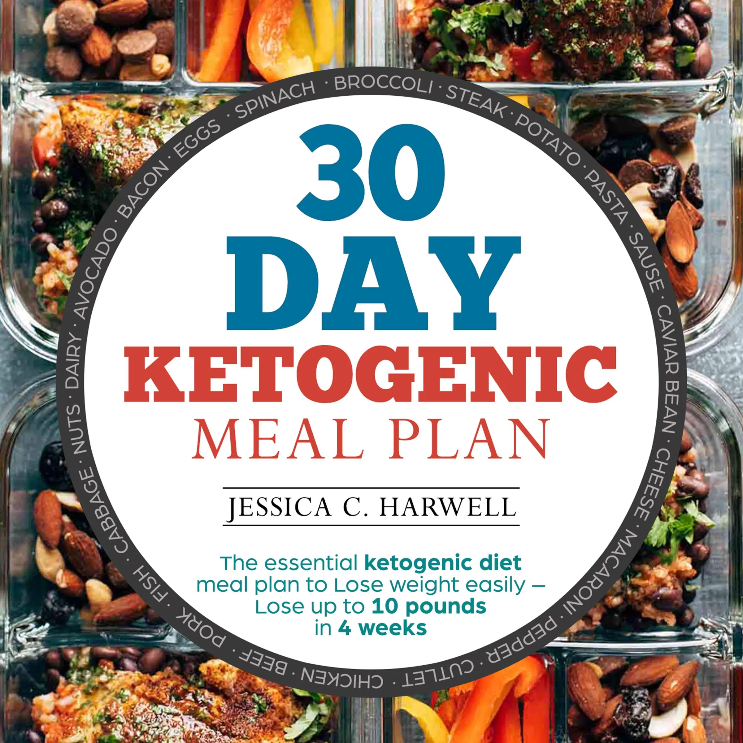 30 Day Ketogenic Meal Plan The Essential Ketogenic Diet Meal Plan to Lose Weight Easily - Lose Up to 10 Pounds in 4 Weeks by Jessica C. Harwell