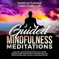 Guided Mindfulness Meditation Healing Meditation Bundle : Including Mindfulness Meditation, Chakra Healing Meditation, and Body Scan Meditation Audiobook by Fabio Aurelius