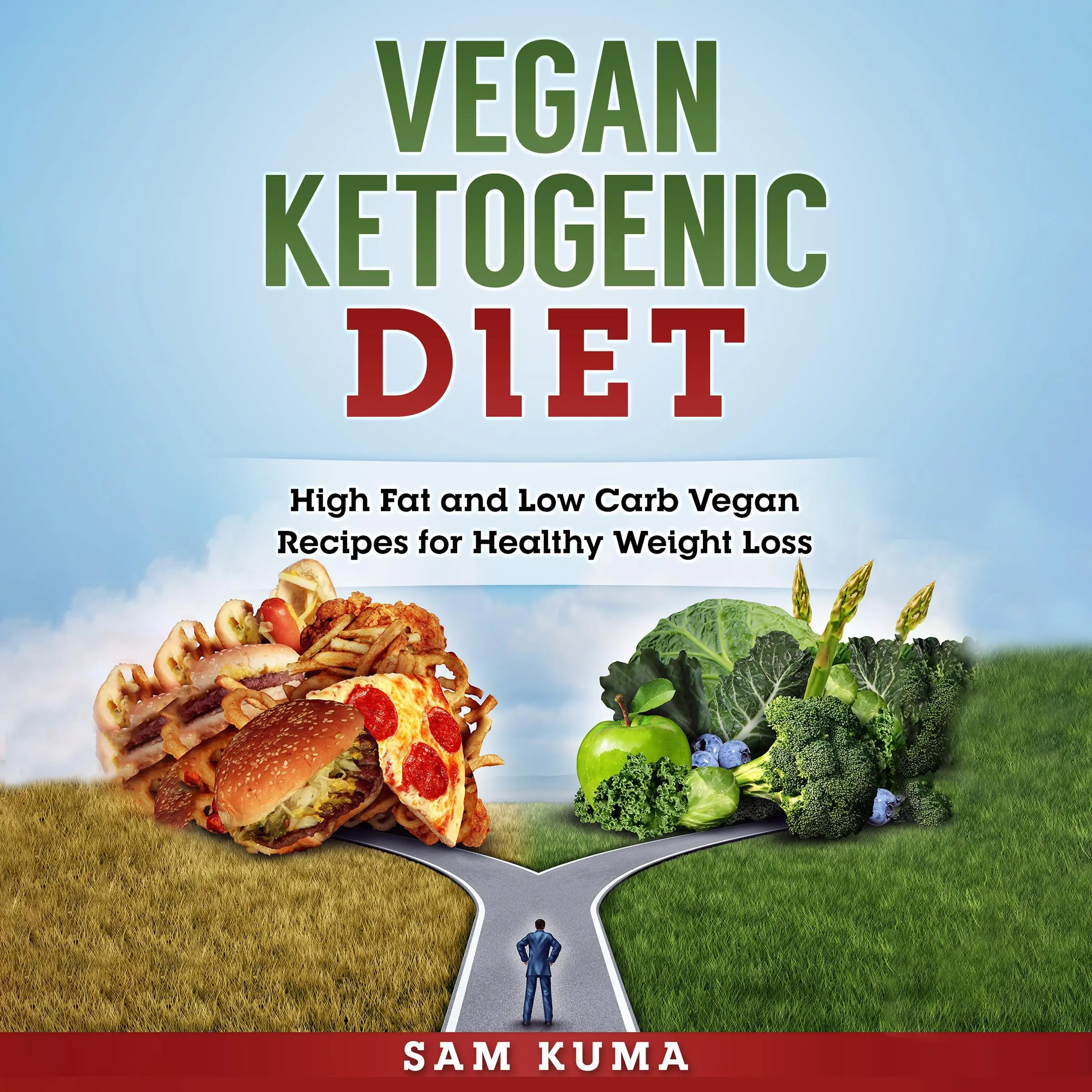 Vegan Ketogenic Diet: High Fat and Low Carb Vegan Recipes for Healthy Weight Loss by Sam Kuma Audiobook