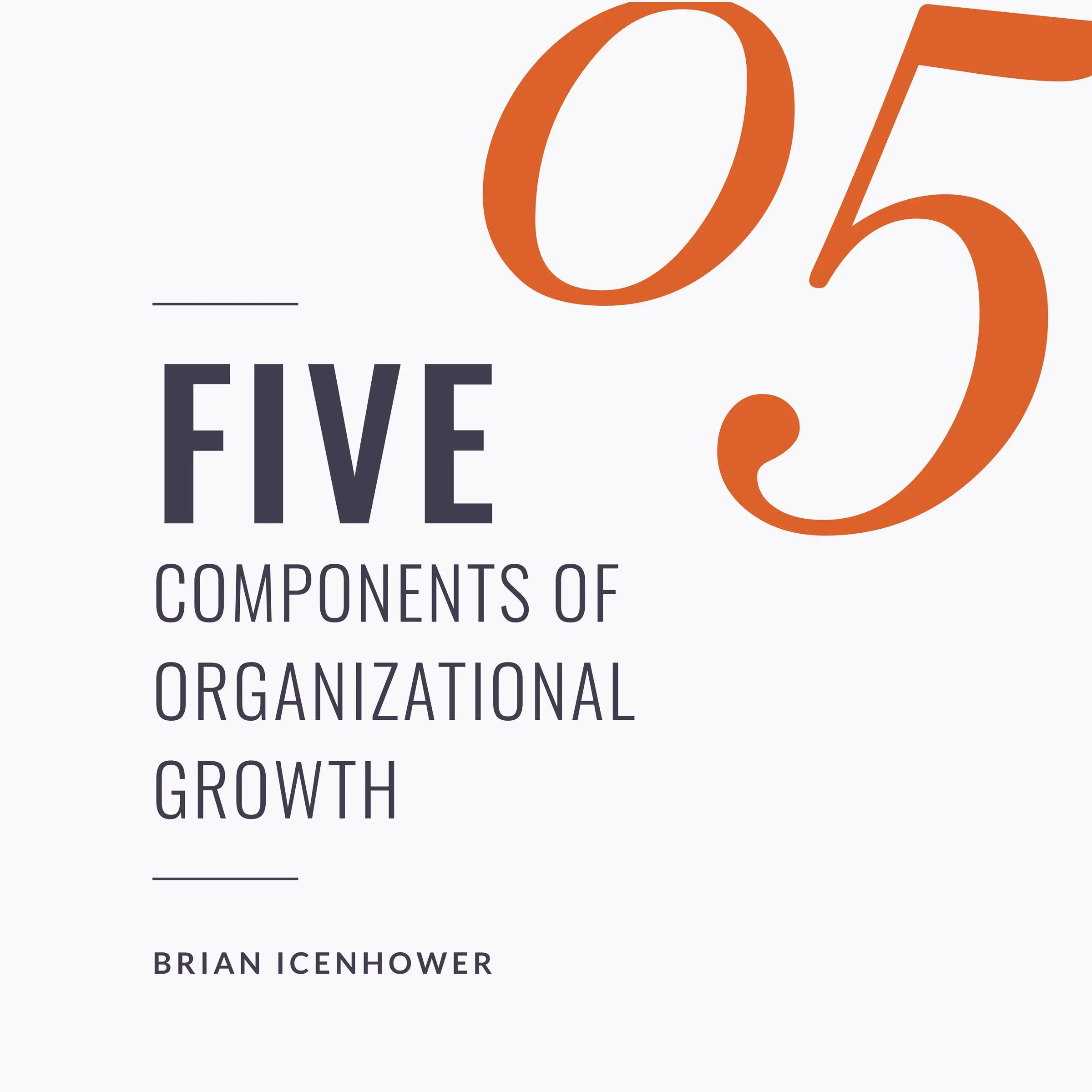 FIVE Components Of Organizational Growth by Brian Icenhower