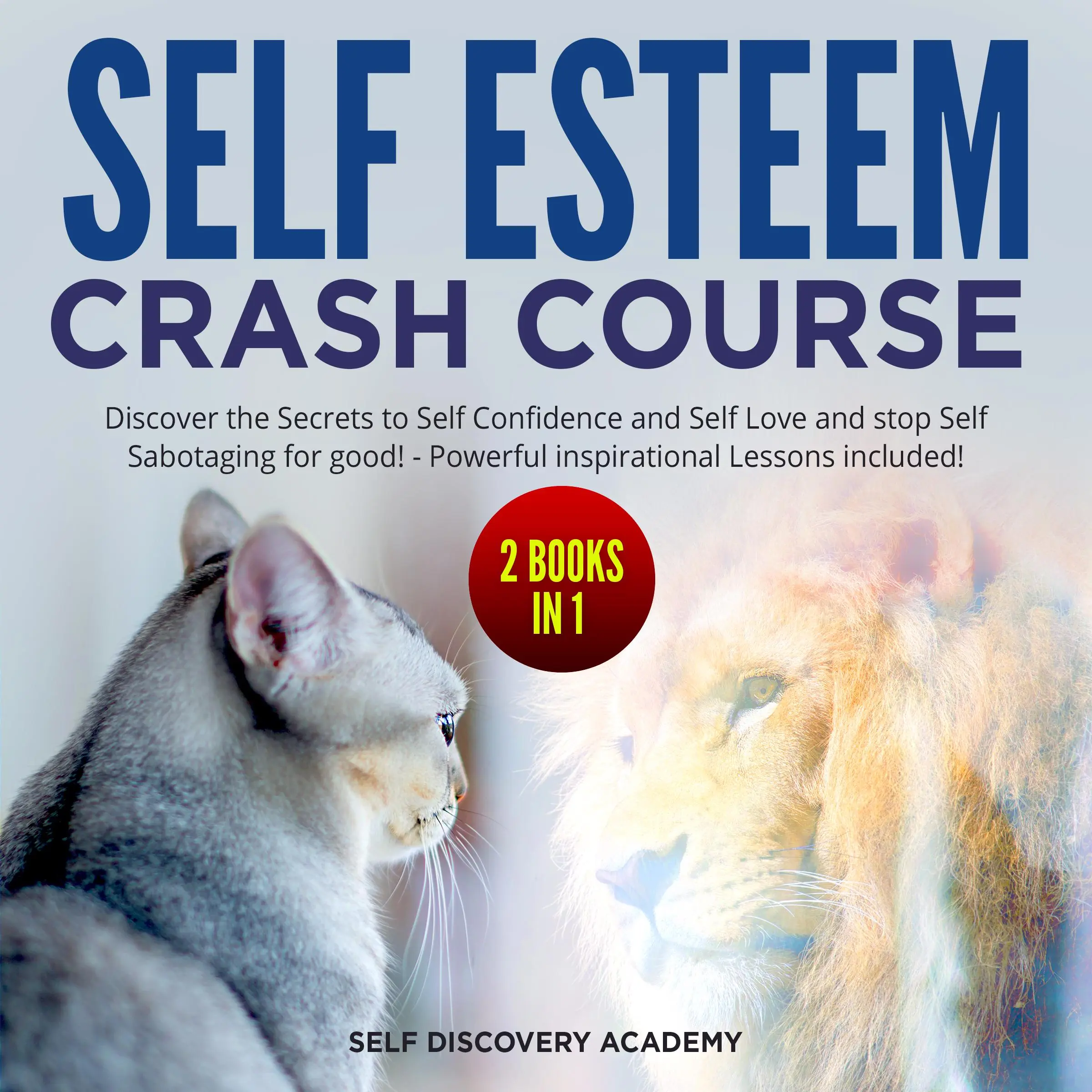 Self Esteem Crash Course – 2 Books in 1: Discover the Secrets to Self Confidence and Self Love and stop Self Sabotaging for good! - Powerful inspirational Lessons included! by Self Discovery Academy Audiobook