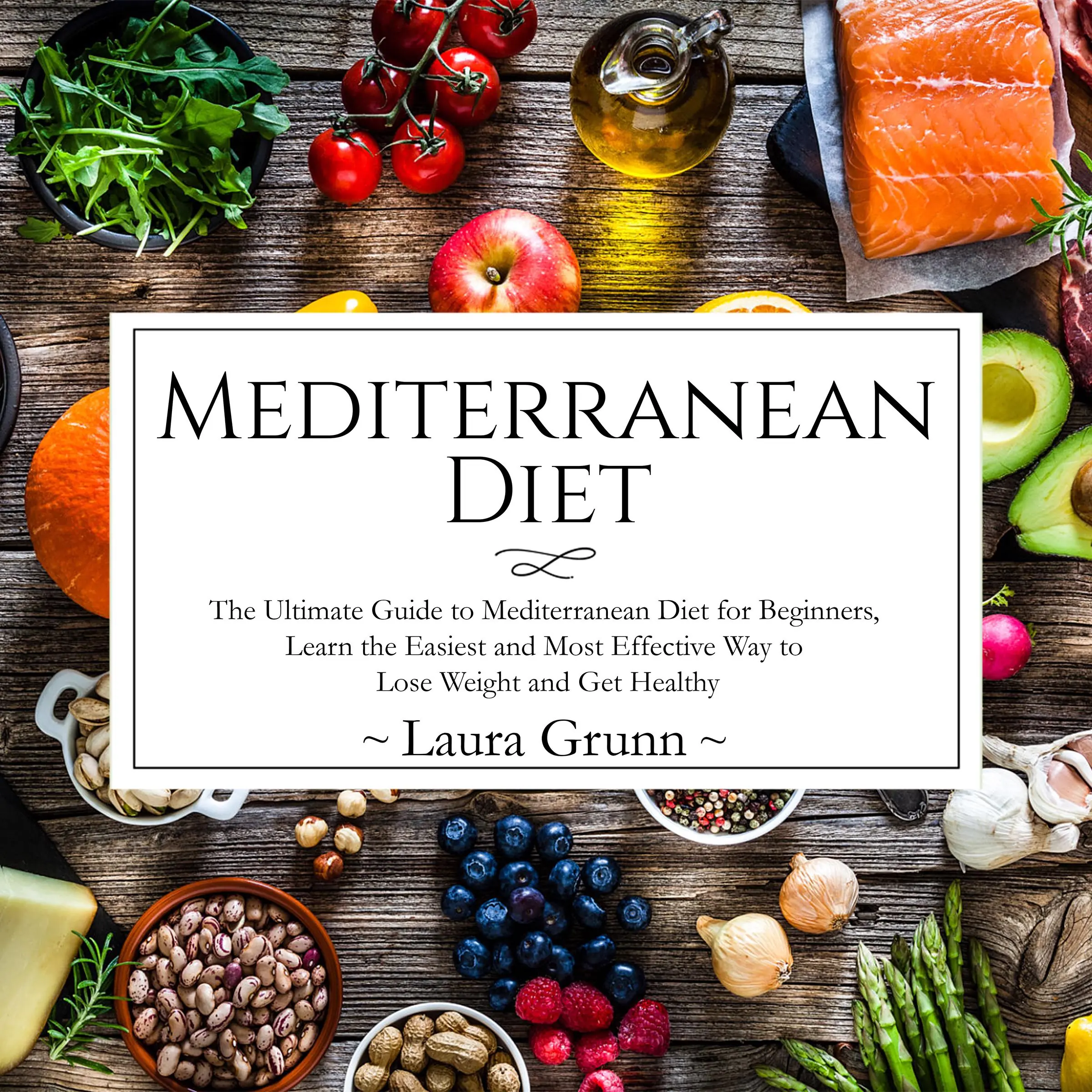 Mediterranean Diet: The Ultimate Guide to Mediterranean Diet for Beginners, Learn the Easiest and Most Effective Way to Lose Weight and Get Healthy Audiobook by Laura Grunn