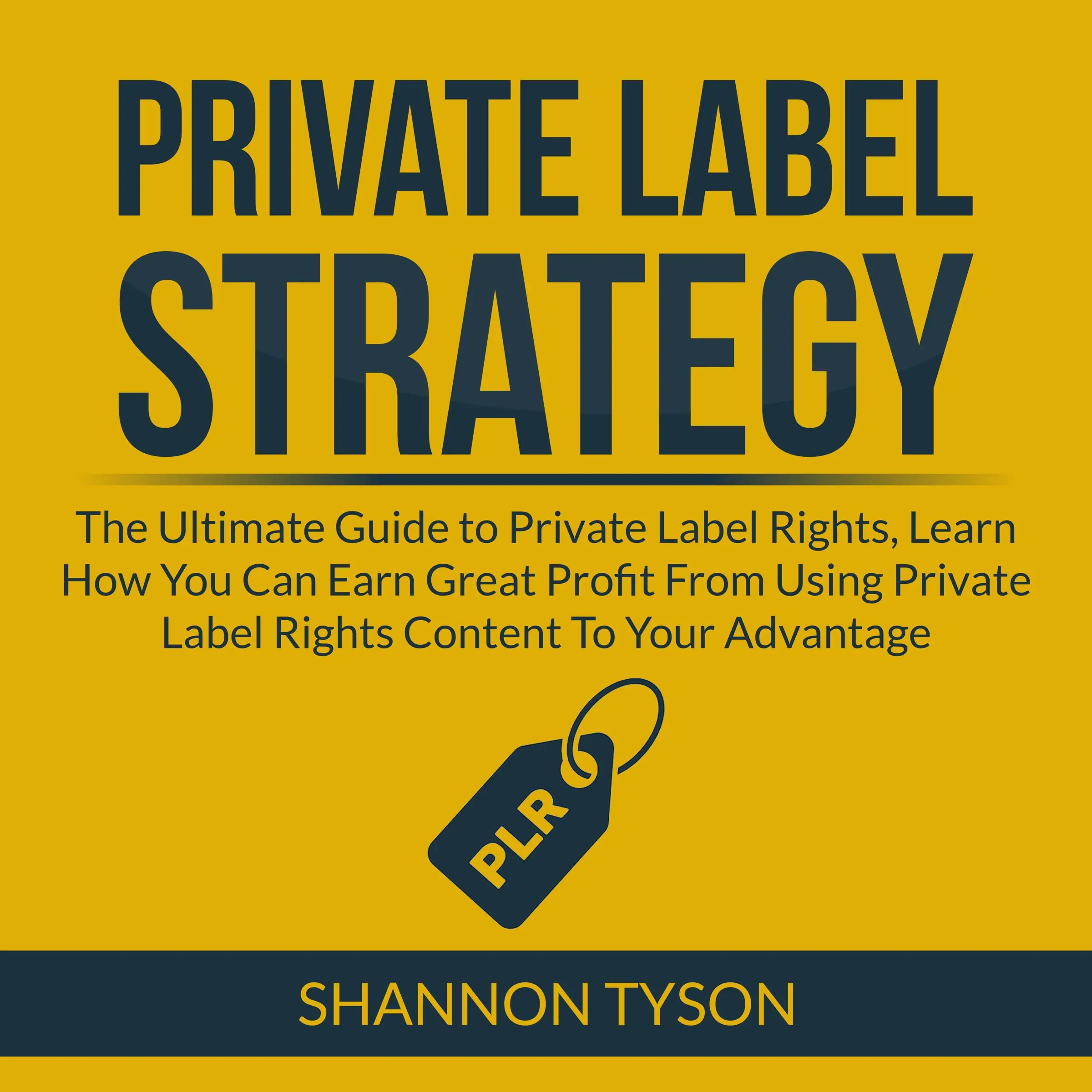 Private Label Strategy: The Ultimate Guide to Private Label Rights, Learn How You Can Earn Great Profit From Using Private Label RIghts Content To Your Advantage by Shannon Tyson Audiobook