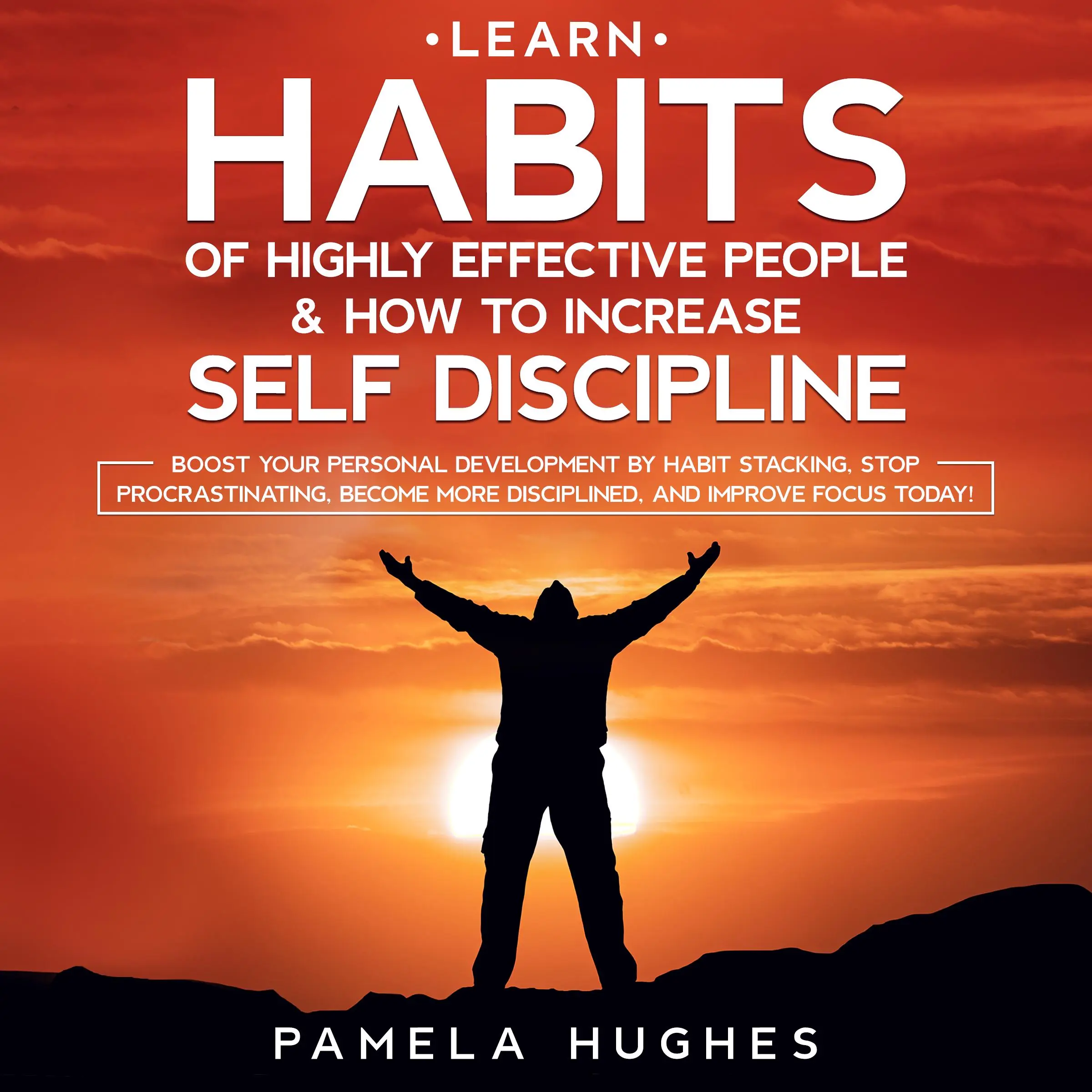 Learn Habits of Highly Effective People & How to Increase Self Discipline: Boost Your Personal Development by Habit Stacking, Stop Procrastinating, Become More Disciplined, and Improve Focus Today! Audiobook by Pamela Hughes