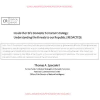 Inside the FBI’s Domestic Terrorism Strategy Audiobook by Thomas Speciale