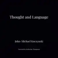 Thought and Language Audiobook by J. M.  Kuczynski