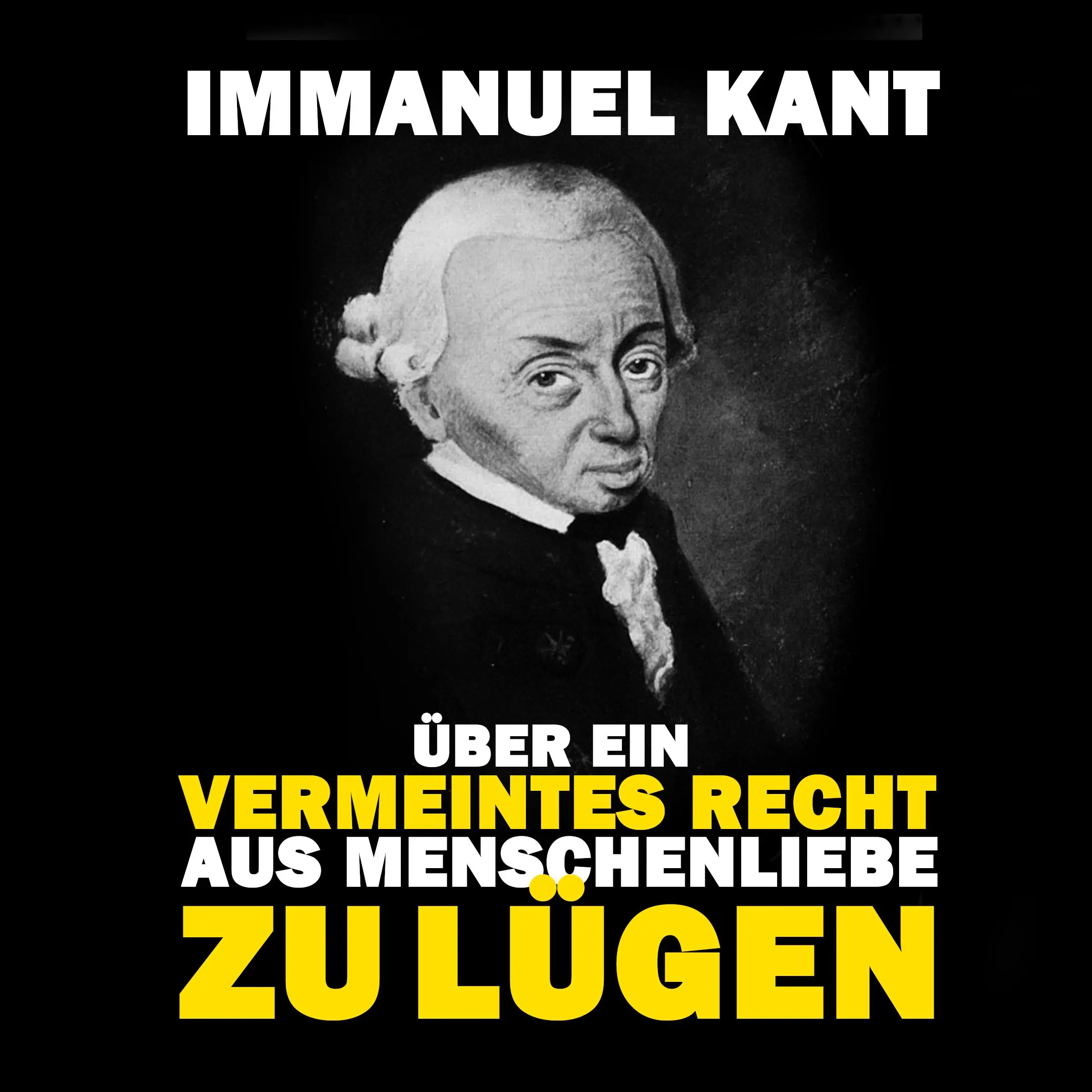 Über ein vermeintes Recht aus Menschenliebe zu lügen by Immanuel Kant Audiobook