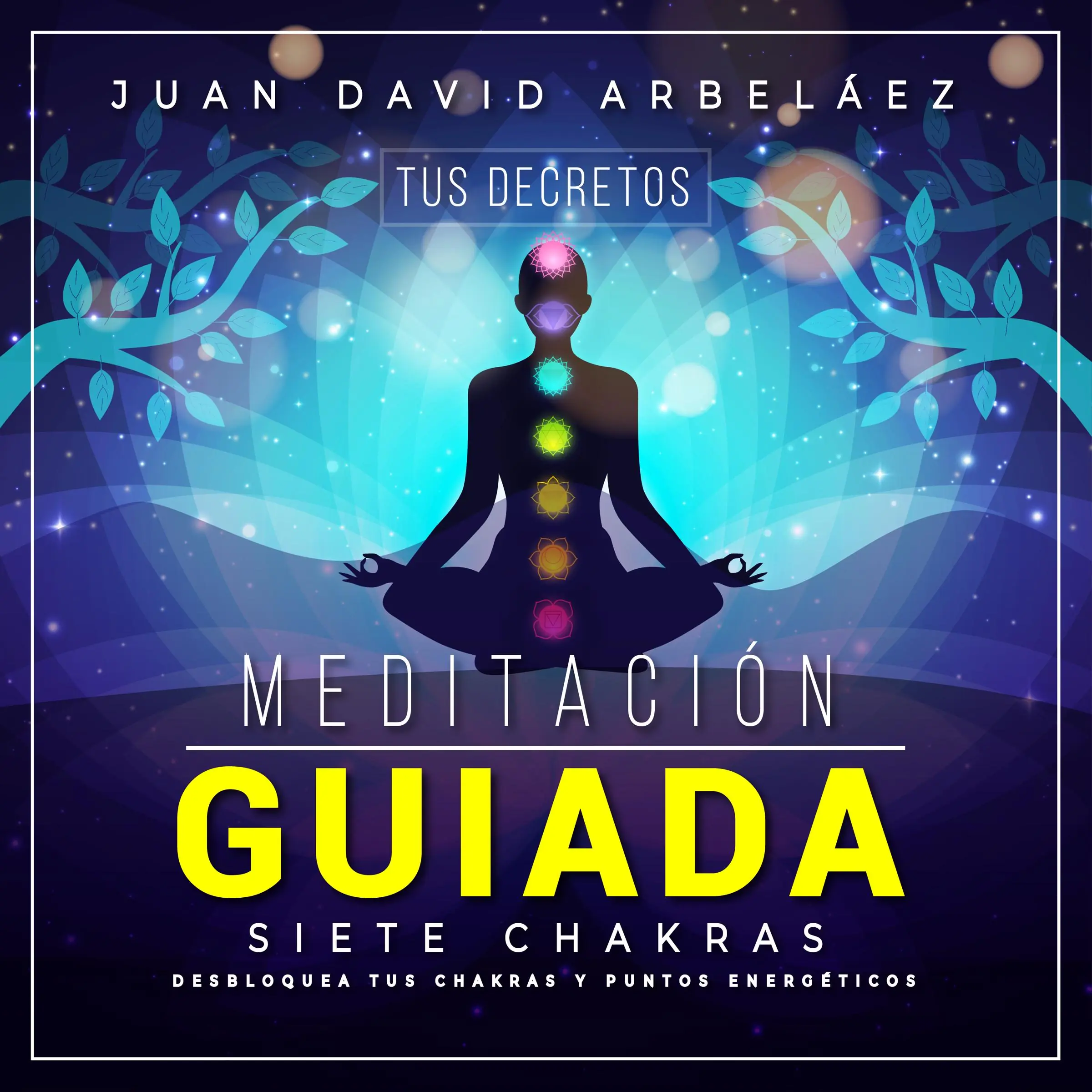 Meditaciín Guiada Siete Chakras (Tus Decretos) by Juan David Arbeláez Audiobook