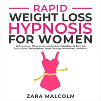 Rapid Weight Loss Hypnosis for Women: Self-Hypnosis, Affirmations, and Guided Meditations to Burn Fat, Gastric Band, Eating Habits, Sugar Cravings, Mindfulness, and More. Audiobook by Zara Malcolm