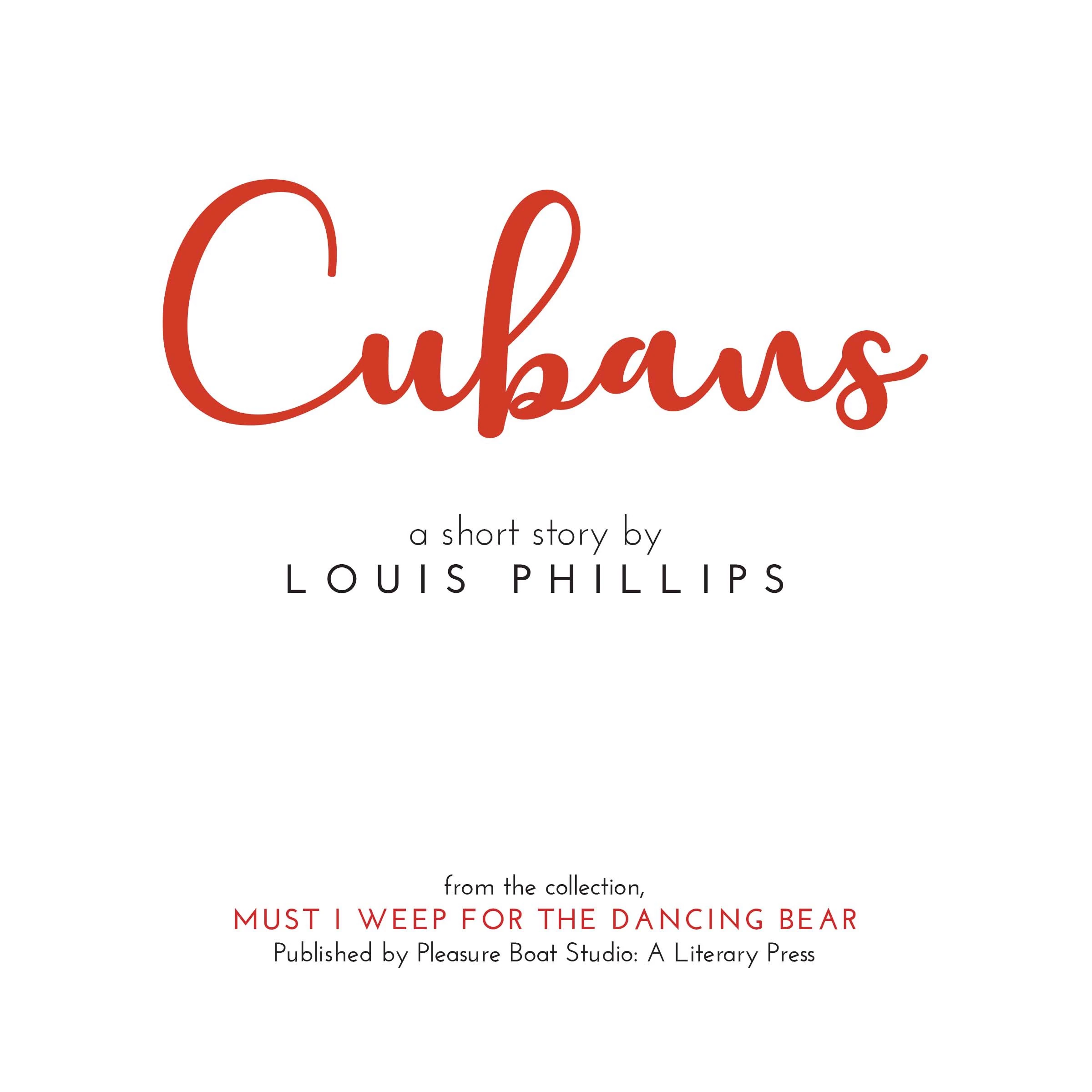 Cubans Audiobook by Louis Phillips