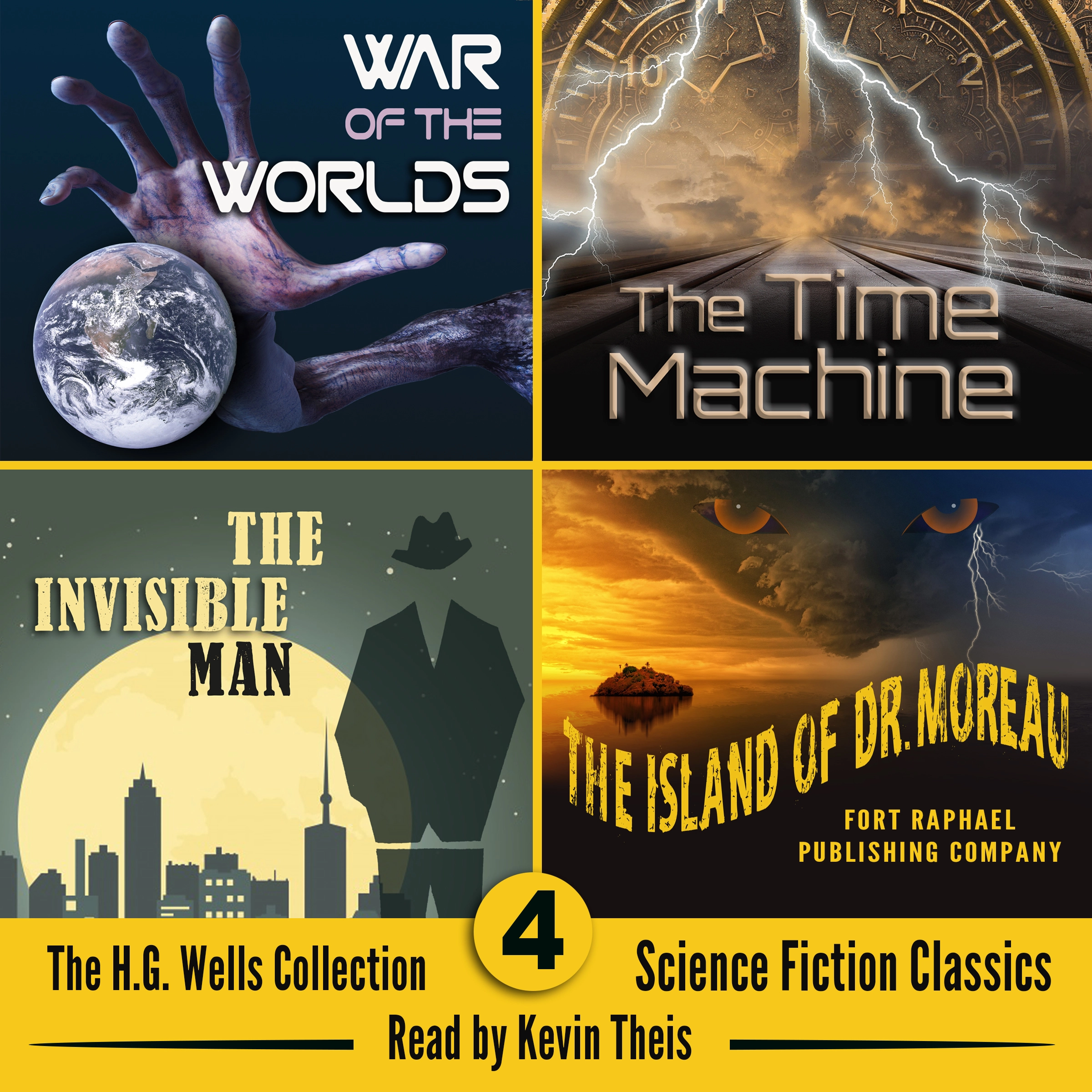 The H.G. Wells Collection: Four Classic Novels from the Father of Science Fiction by H.G. Wells Audiobook