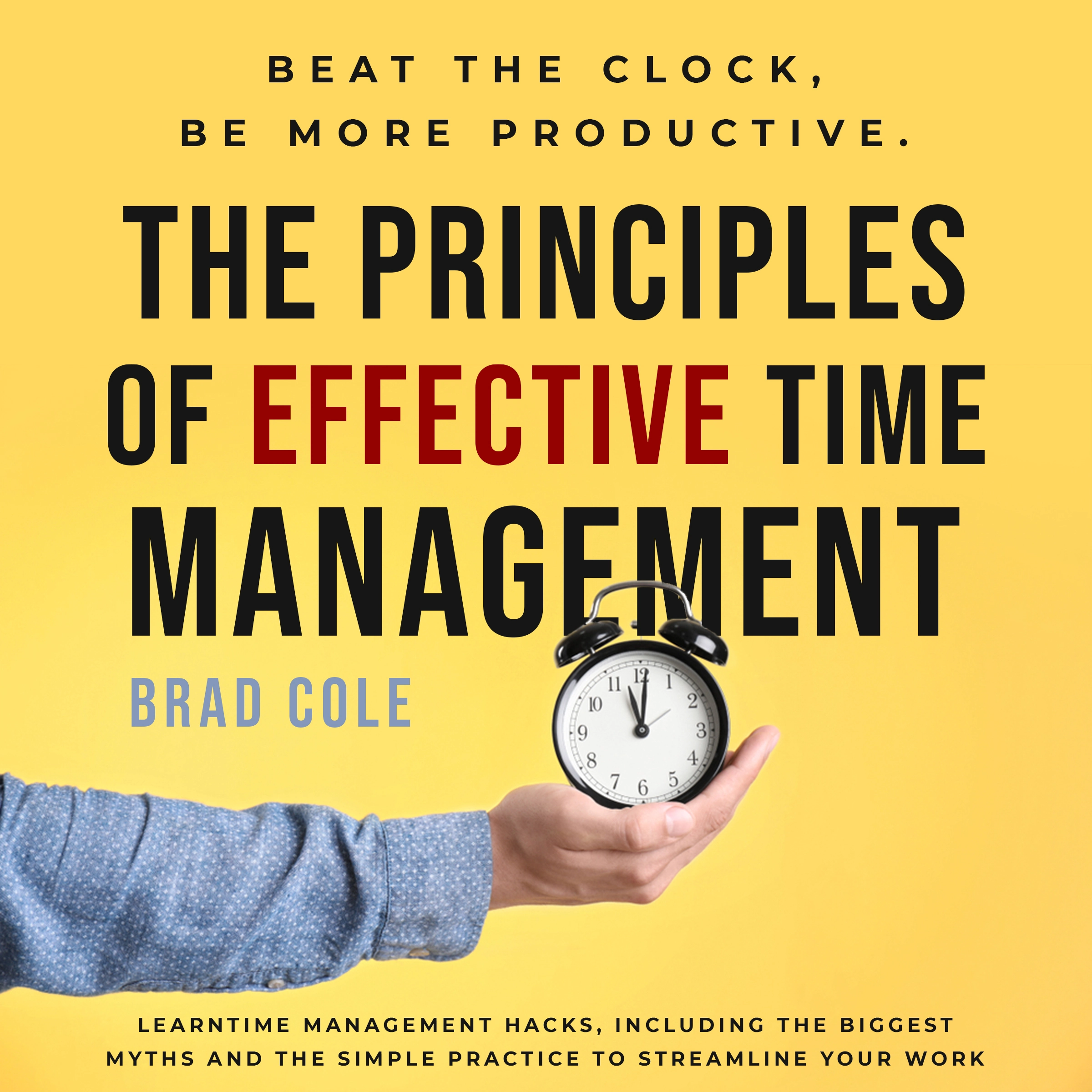 The Principles of Effective Time Management by Brad Cole Audiobook