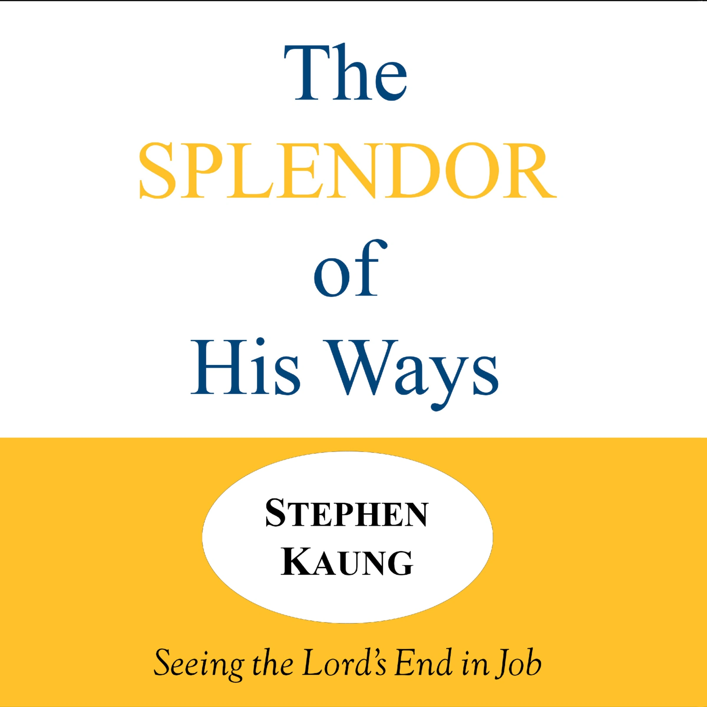 The Splendor of His Ways by Stephen Kaung Audiobook