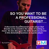 So You Want To Be A Professional Guitarist Audiobook by Ged Brockie