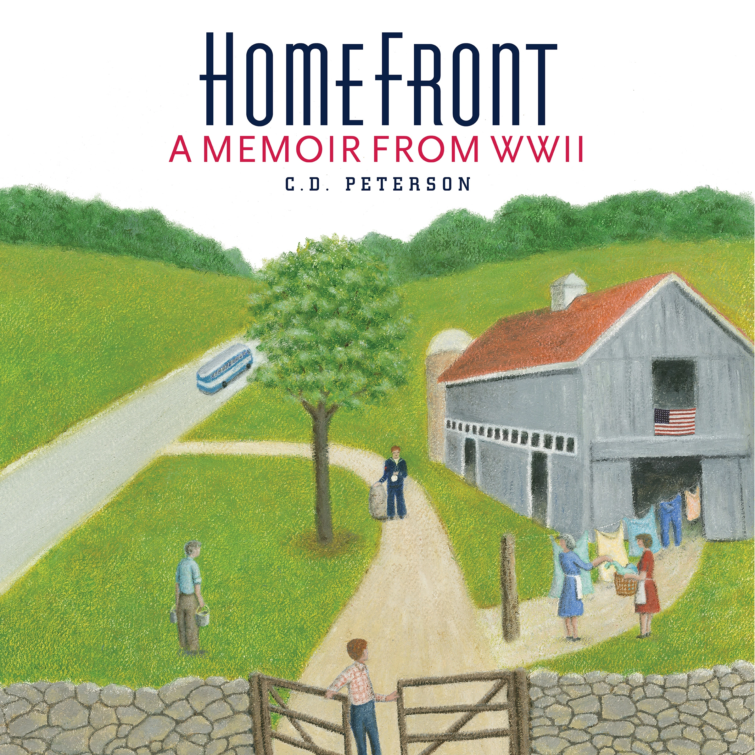 Home Front  A memoir from WWII by C. D. Peterson Audiobook