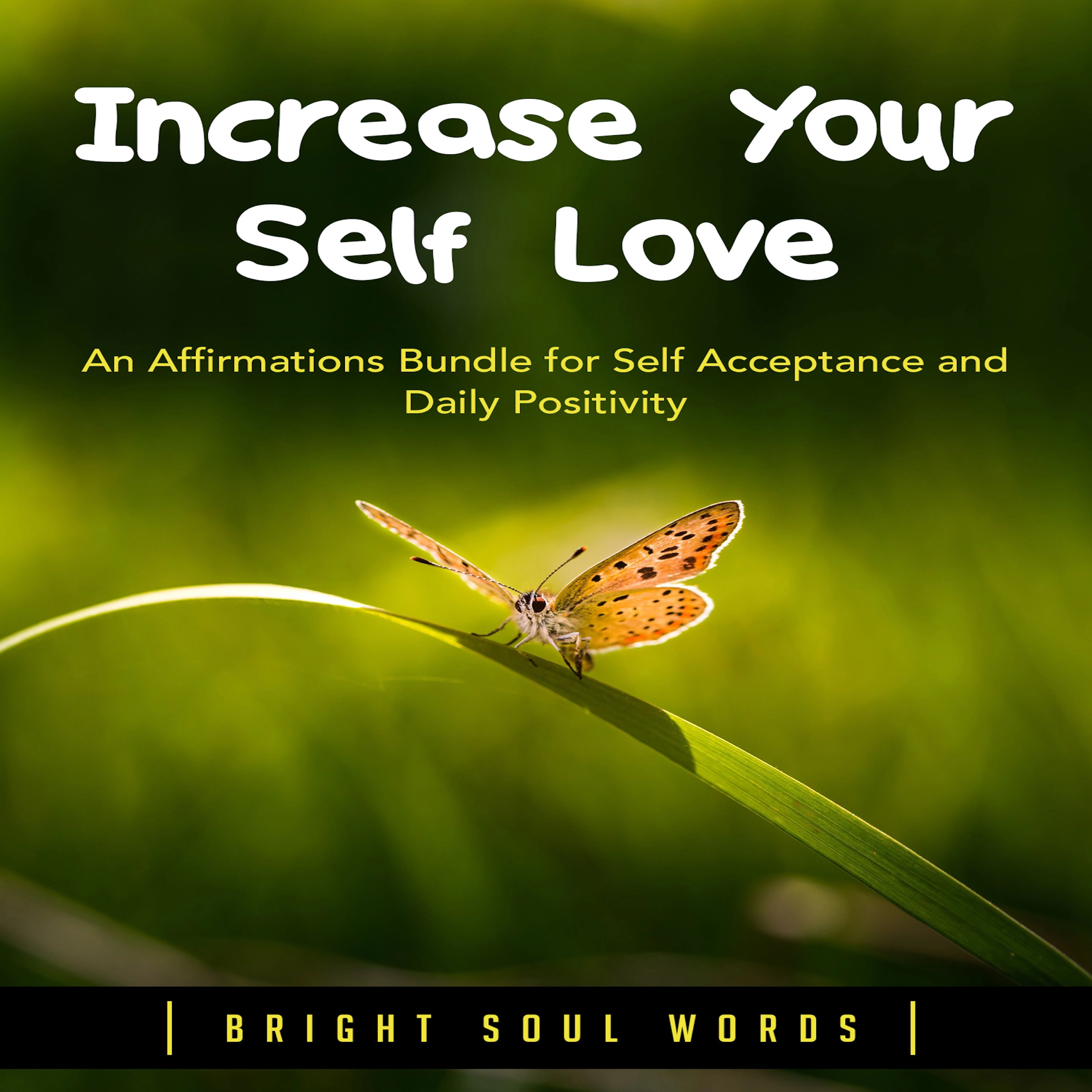 Increase Your Self Love: An Affirmations Bundle for Self Acceptance and Daily Positivity Audiobook by Bright Soul Words