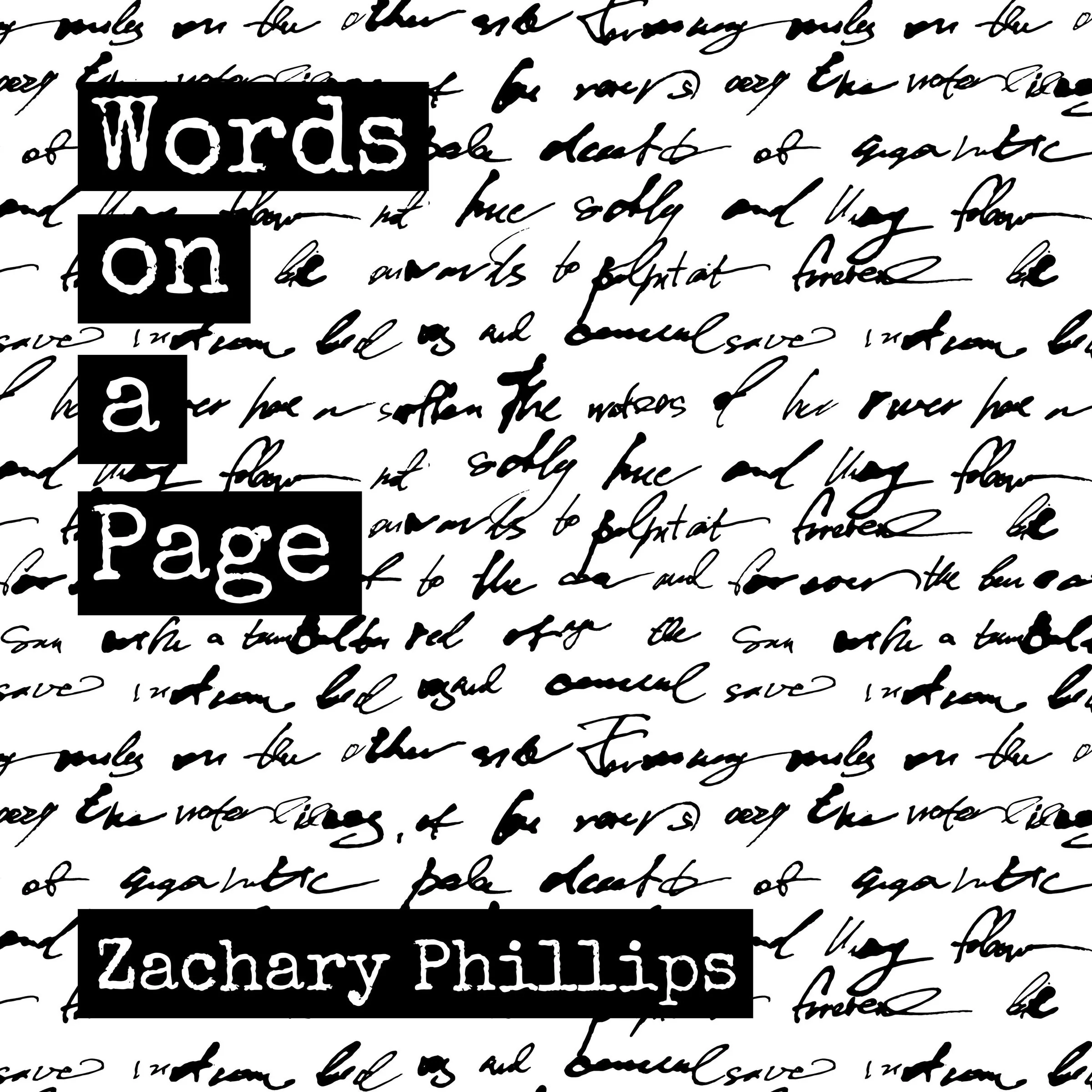 Words on a Page: Killing my Inner Demons Through Poetry by Zachary Phillips Audiobook