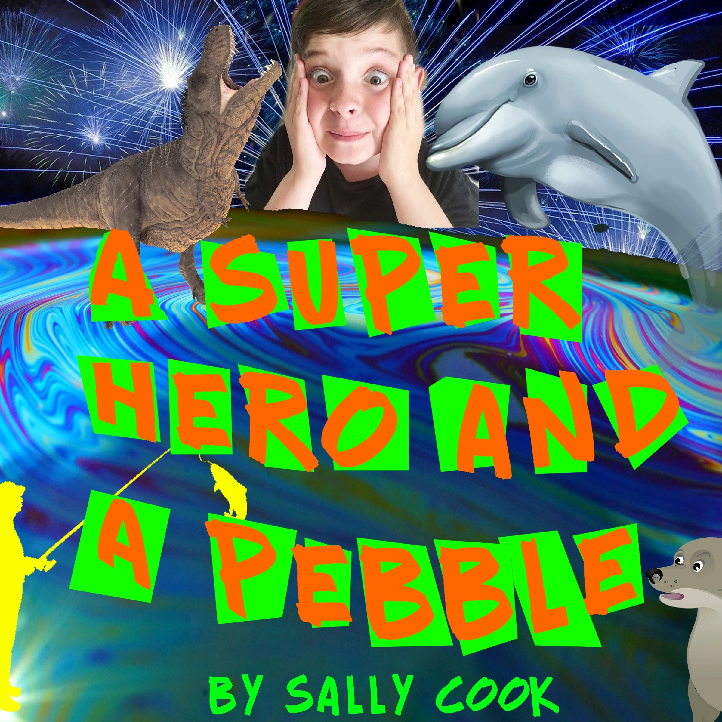 A Superhero and a Pebble by Sally Cook Audiobook