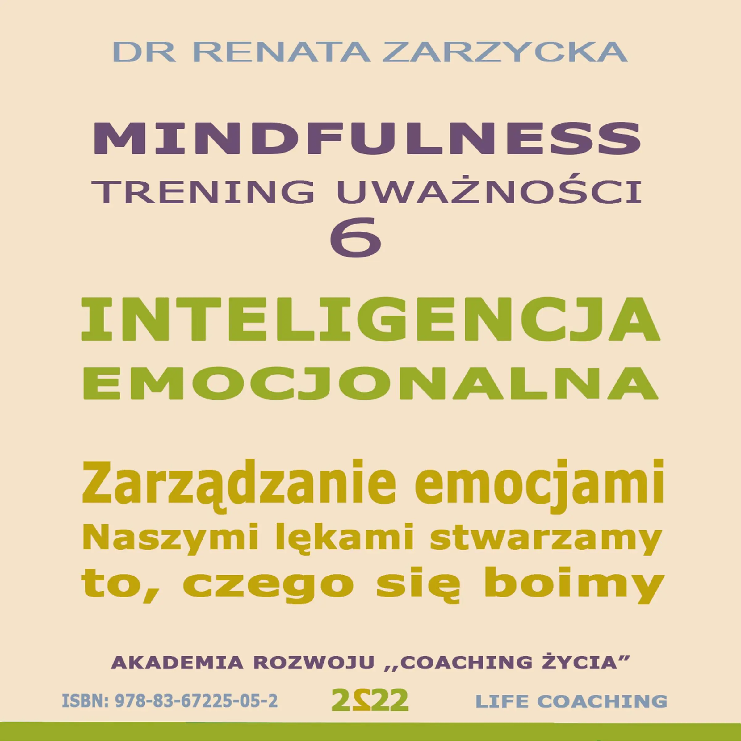 Inteligencja Emocjonalna. Zarzadzanie Emocjami. Naszymi lekami stwarzamy to, czego sie boimy by dr Renata Zarzycka