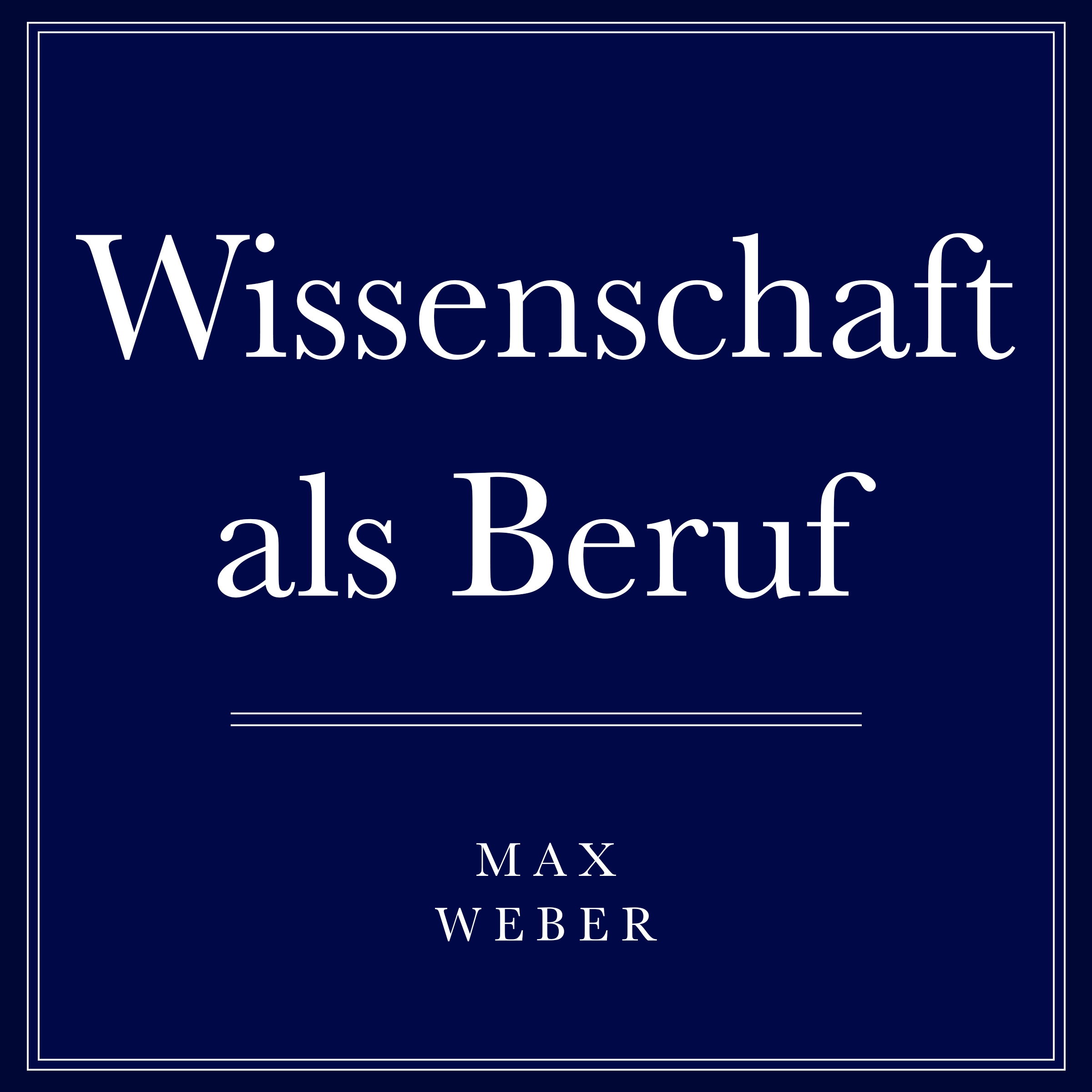 Wissenschaft als Beruf by Max Weber Audiobook
