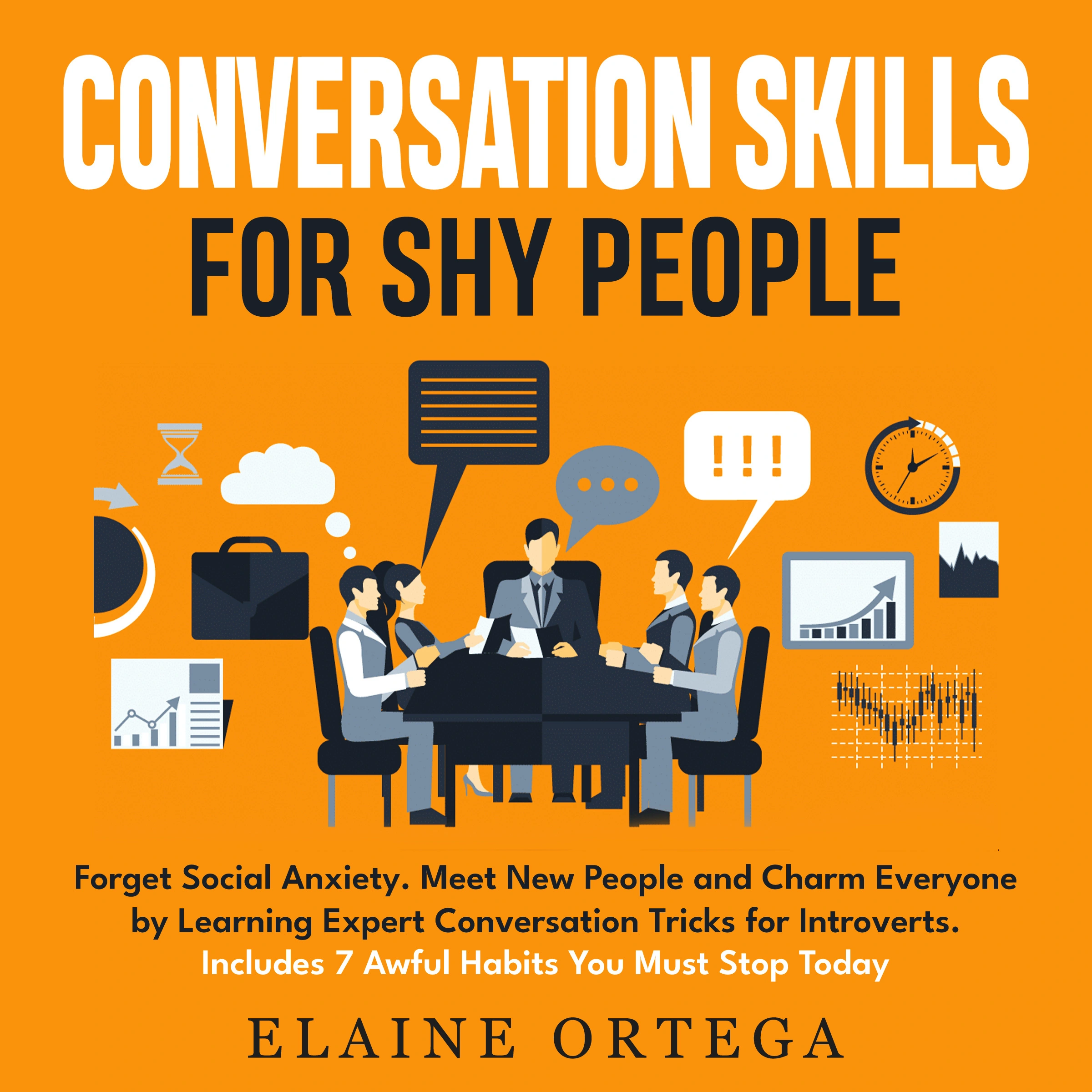 Conversation Skills for Shy People Audiobook by Elaine Ortega