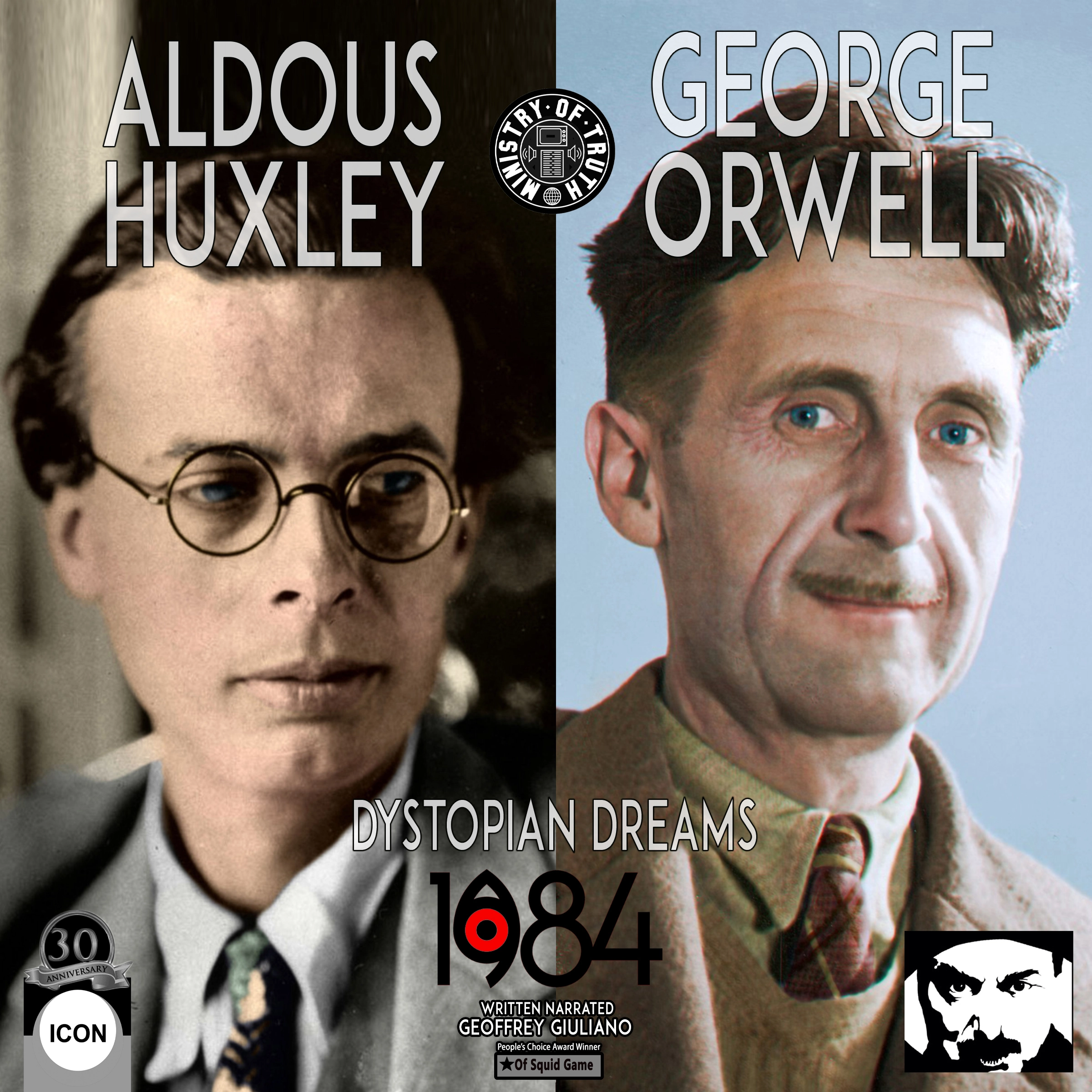 Aldous Huxley George Orwell by Geoffrey Giuliano Audiobook