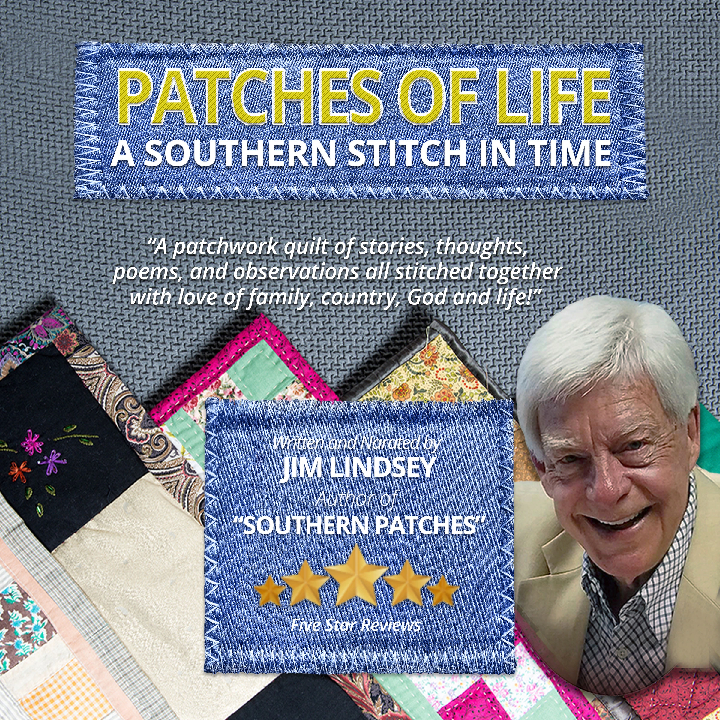 Patches Of Life Audiobook by Jim Lindsey