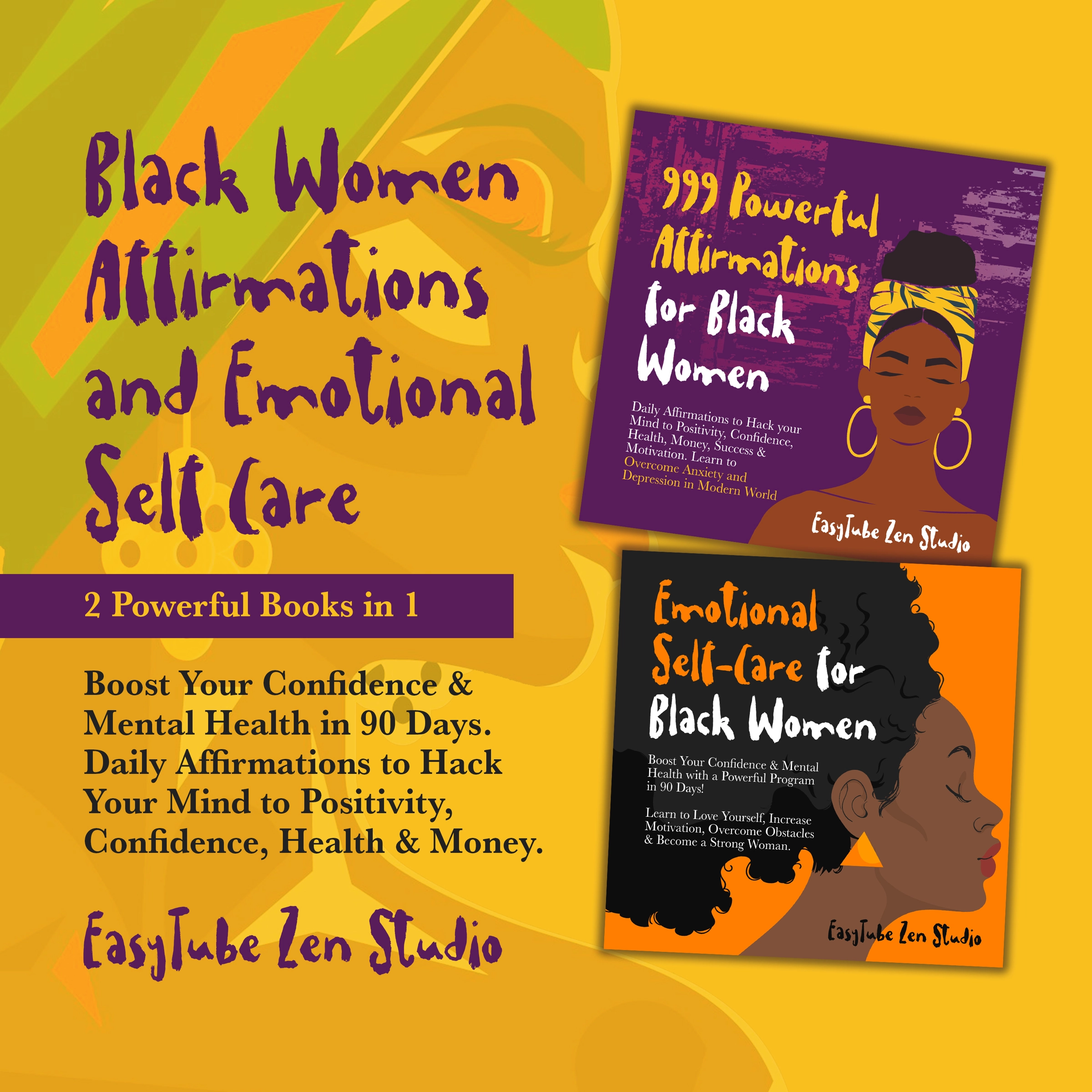 Black Women Affirmations and Emotional Self-Care by EasyTube Zen Studio Audiobook