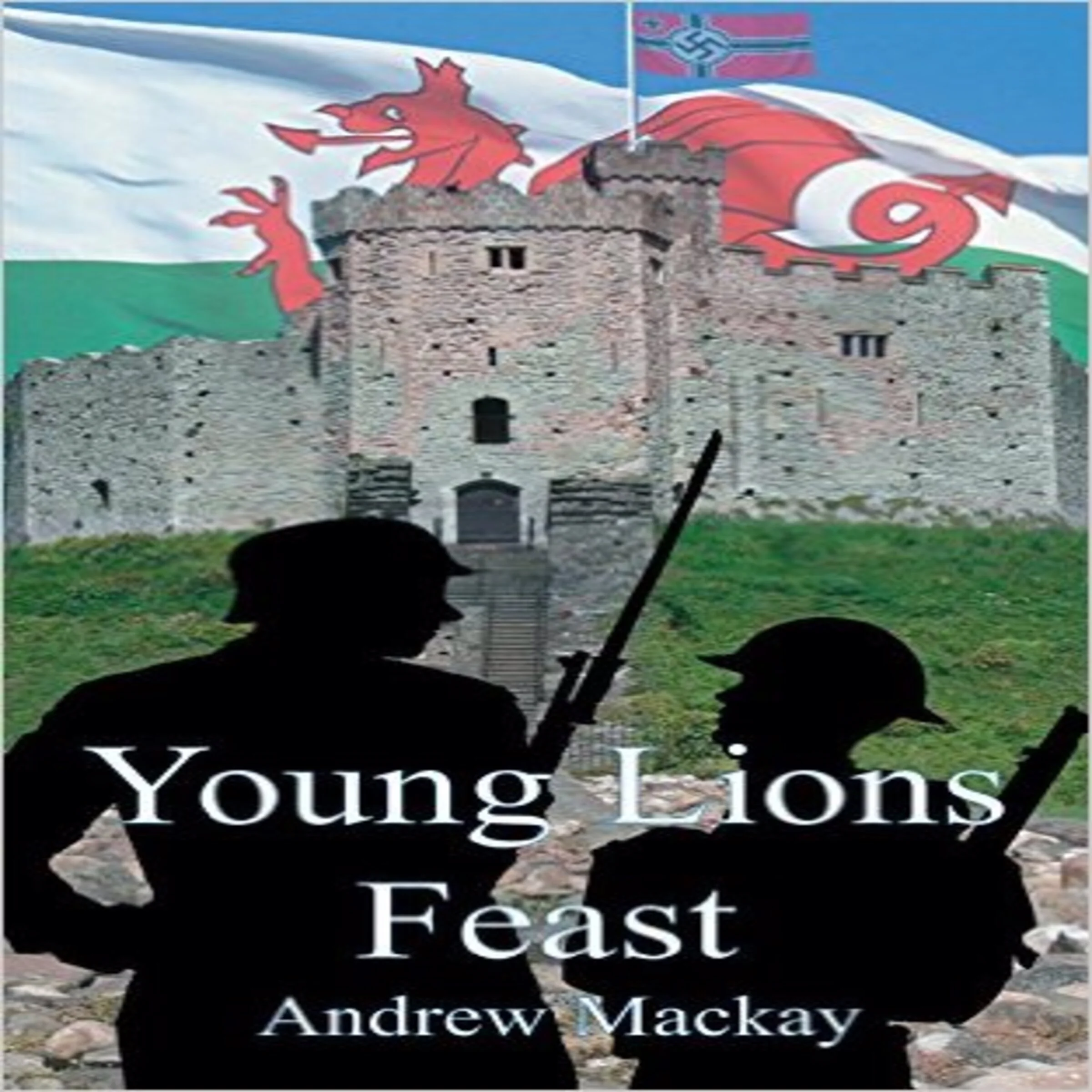 Young Lions Feast by Andrew Mackay