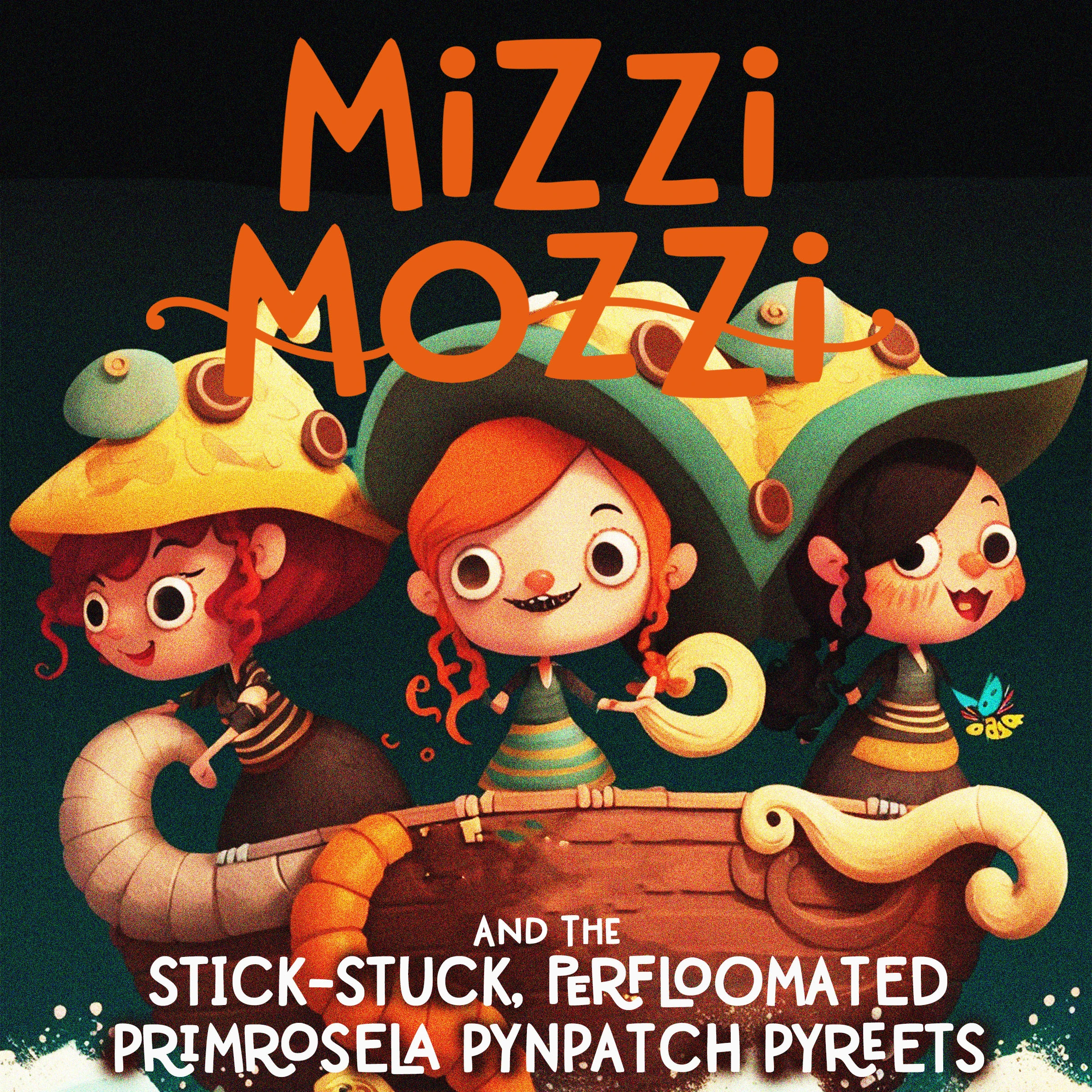 Mizzi Mozzi And The Stick-Stuck, Perfloomated Primrosela Pynpatch Pyreets by Alannah Zim