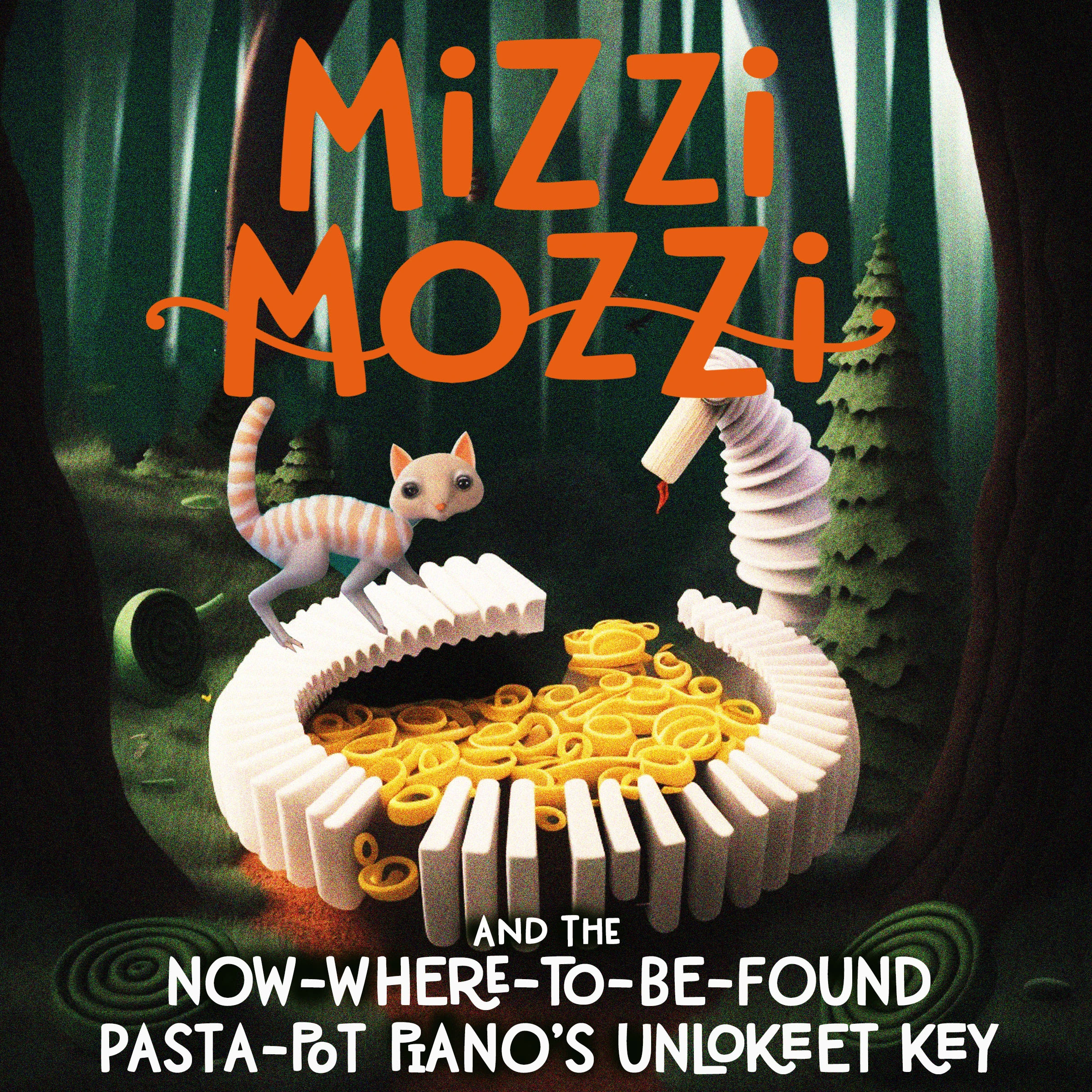 Mizzi Mozzi And The No-Where-To-Be-Found Pasta-Pot Piano’s Unlo-Keet Key Audiobook by Alannah Zim