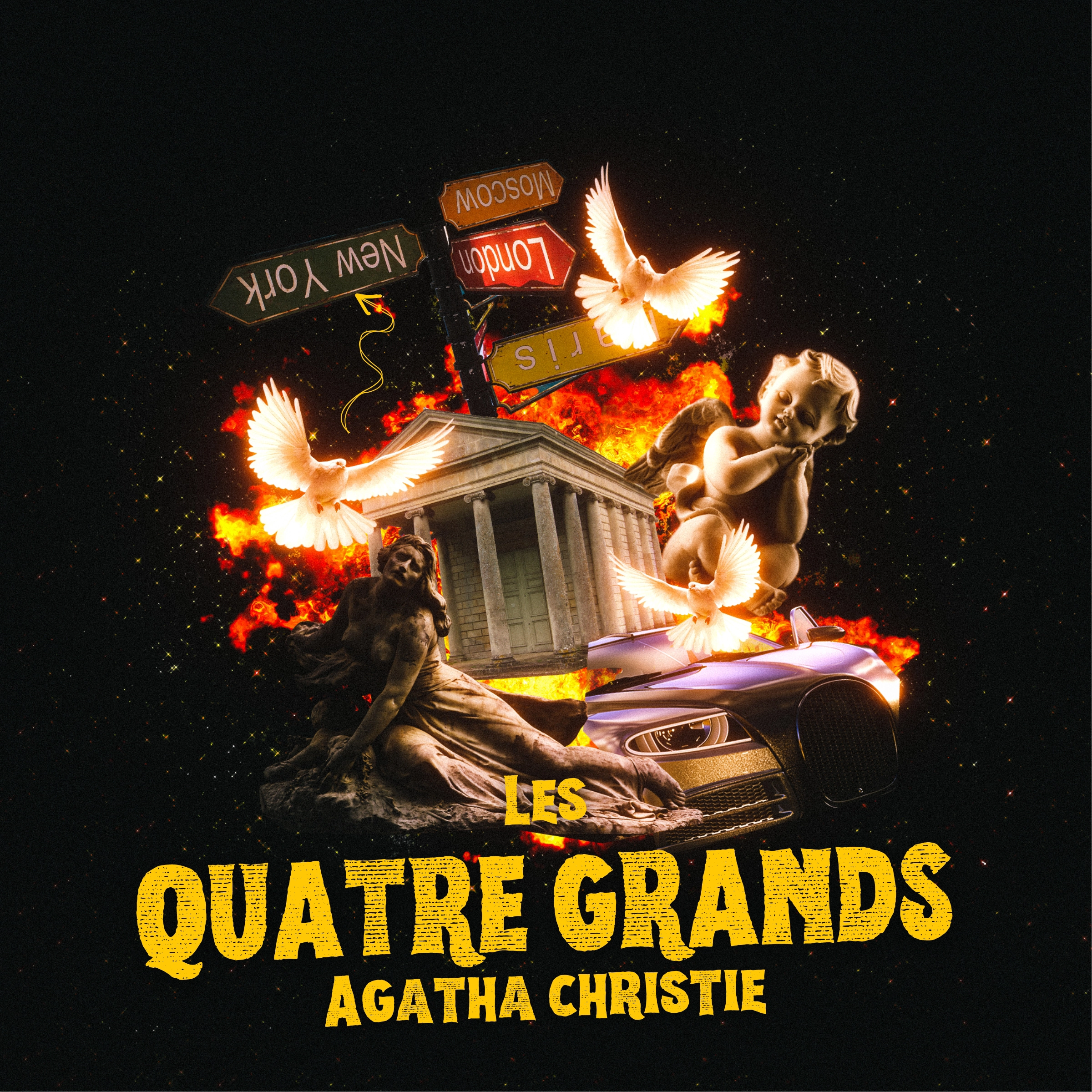 Les Quatre Grands by Agatha Christie Audiobook