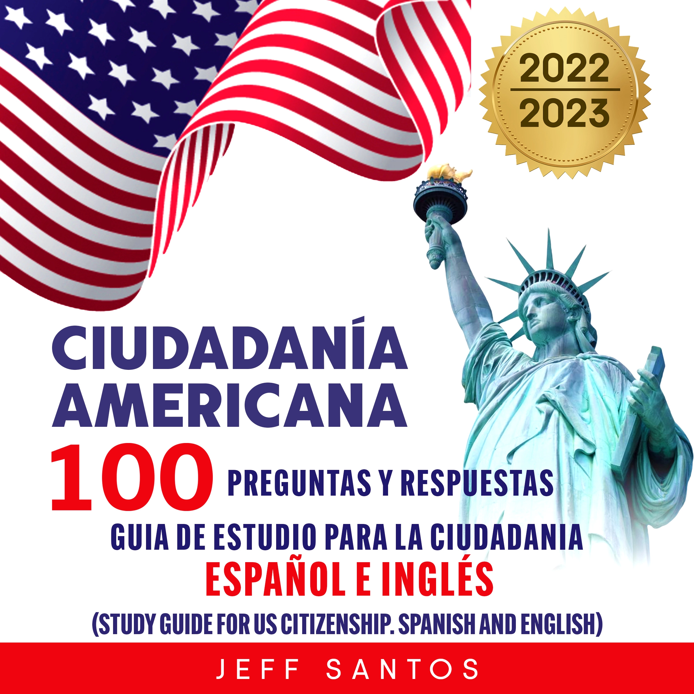 Ciudadania americana: 100 preguntas y respuestas Audiobook by Jeff Santos