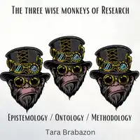 The Three Wise Monkeys of Research Audiobook by Tara Brabazon