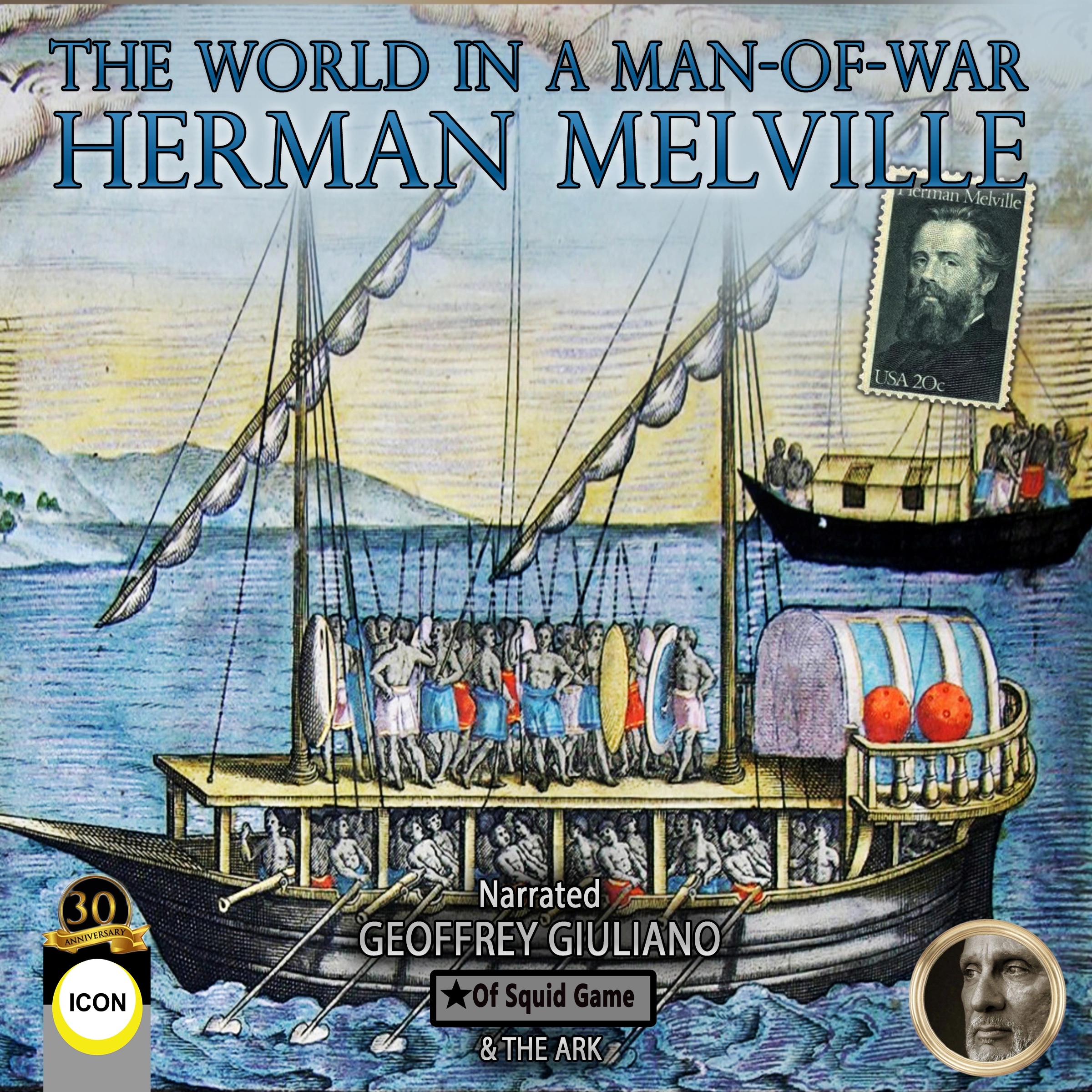 The World in a Man of War Audiobook by Herman Melville