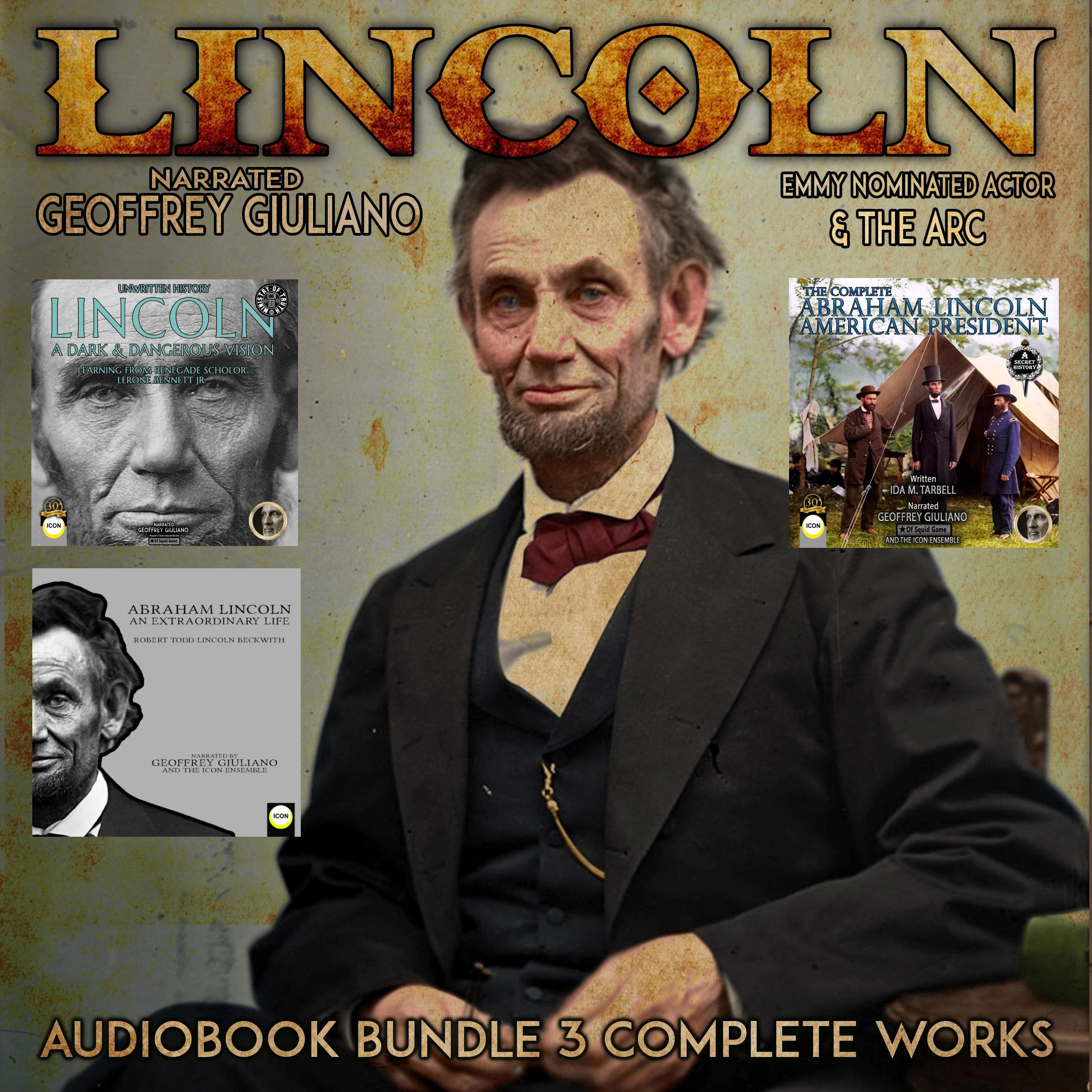 Lincoln 3 Complete Works by Geoffrey Giuliano Audiobook